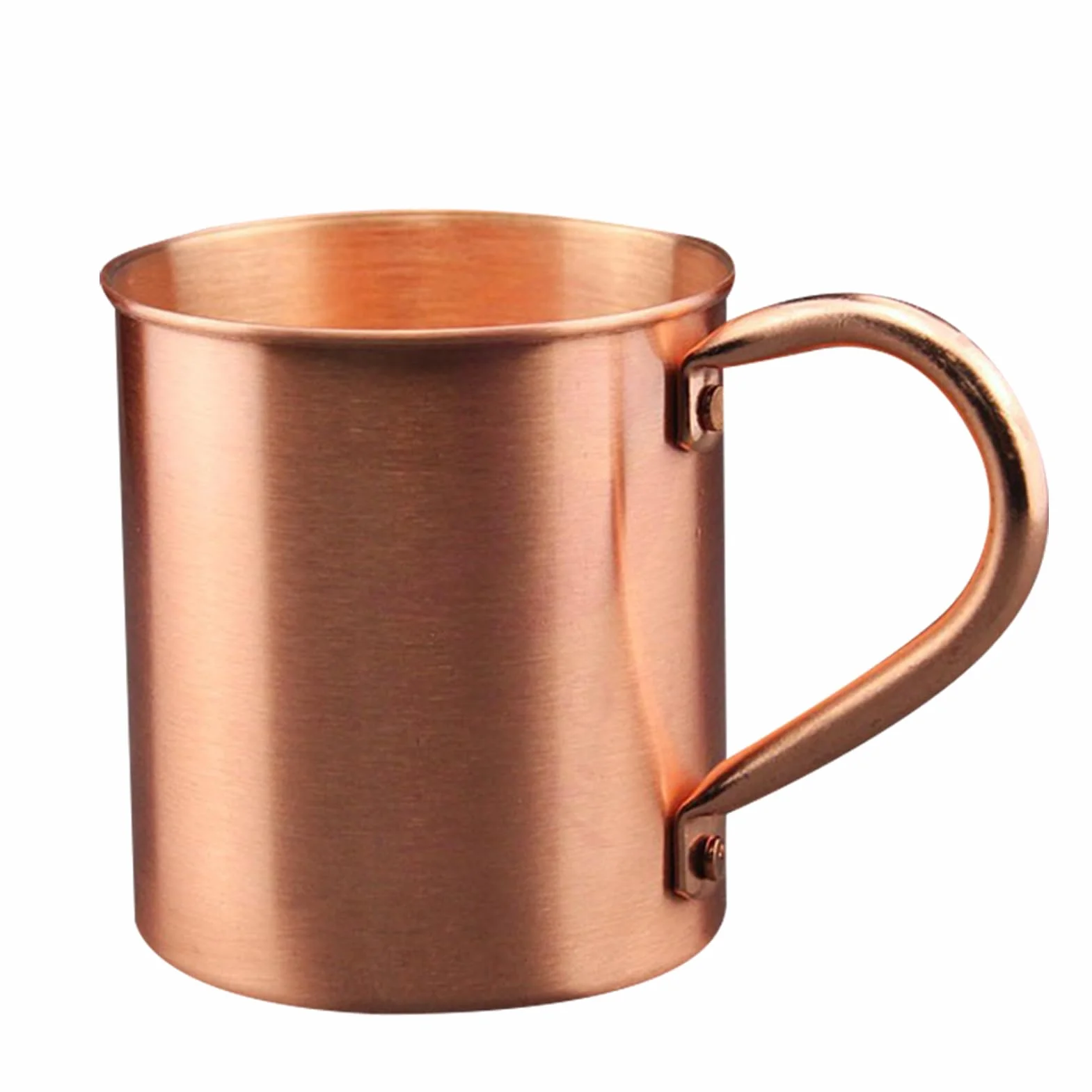 Copper Cup, Food Safe Mug, Reusable Drinking Vessel, Pure Solid Copper, 450ml Capacity, Travel Kitchen Accessory, Wine Coffee, Lightweight Design, Suitable for Men Women Kids