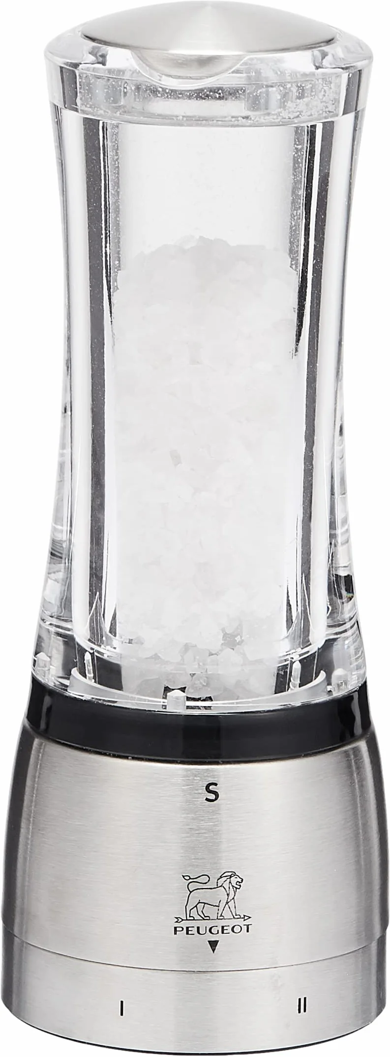 Peugeot Daman u Select 25434 młynek do soli ze stali nierdzewnej i akrylu, 16 cm