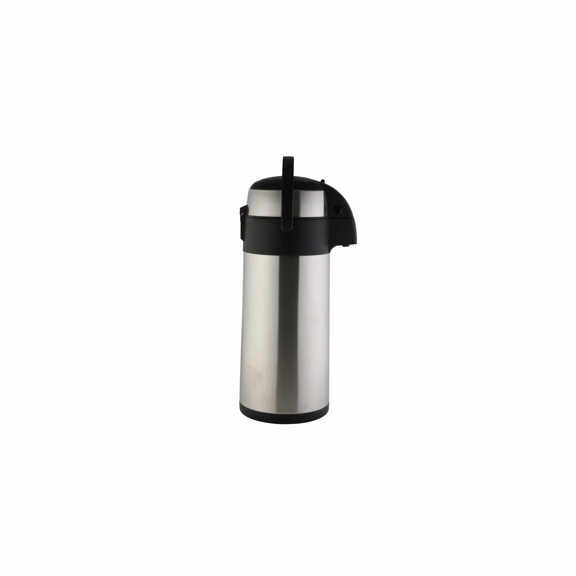 axentia Airpot w kolorze srebrnym, dzbanek z pompką ze stali nierdzewnej, pojemność: ok. 5 l, 19 x 19 x 45 cm