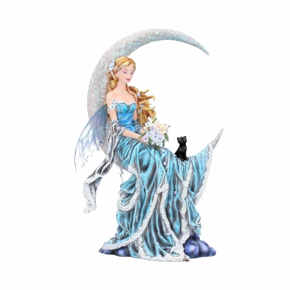 Nemesis Now Wiatr księżyc Nene figurka Tomka 24 cm niebieska