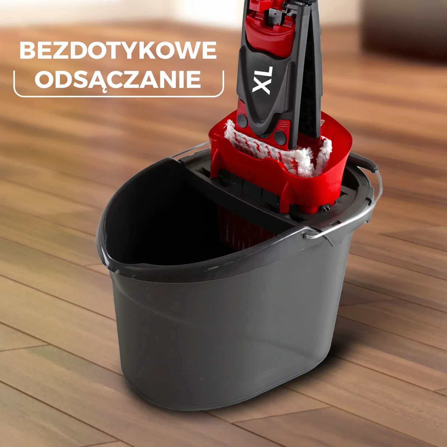 Vileda Zestaw mop płaski z wiadrem i wyciskaczem Ultramax XL BOX