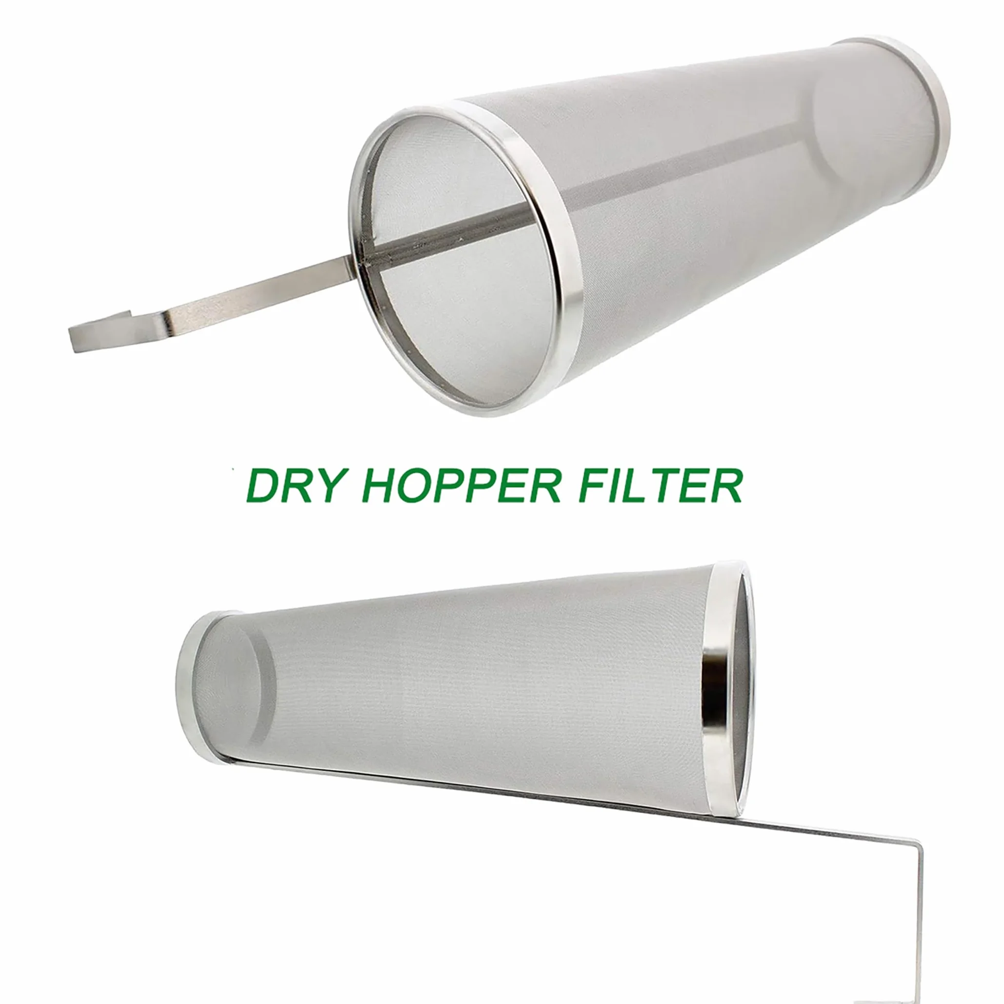 Stal nierdzewna hop pająk beczka piwa suchy zbiornik filtrujący sitko 300 mikronów siatka do domowego warzenia piwa czajnik kegging sprzęt (13 x 40 cm)