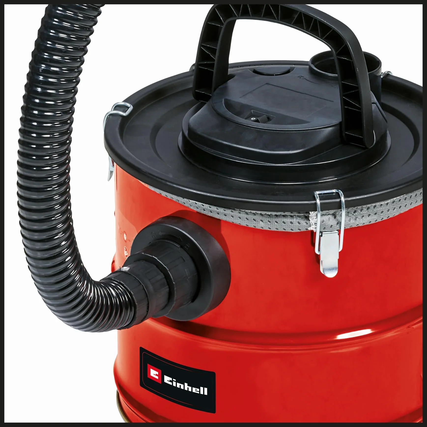 Einhell Odkurzacz do popiołu TC-AV 1718 D (1200 W, moc ssania 170 mbar, 18 l pojemnik z blachy ocynkowanej z szybkozłączkami, filtr wstępny drobnego pyłu, wkład filtrujący)