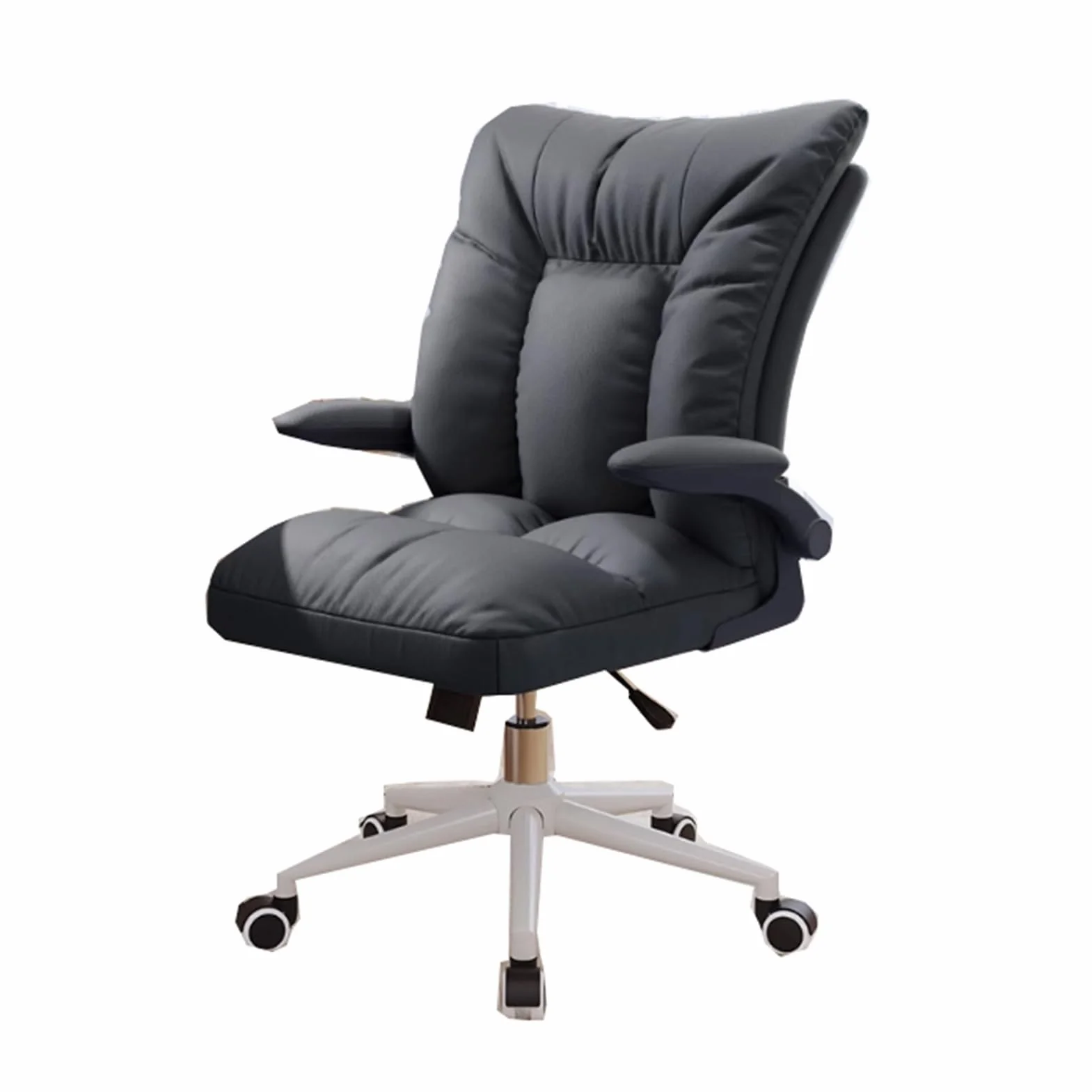 Ergonomiczne krzesło gamingowe do gier komputerowych z regulowanymi podłokietnikami, obracane o 360°, wygodna konstrukcja, dla dorosłych i nastolatków (kolor 1)