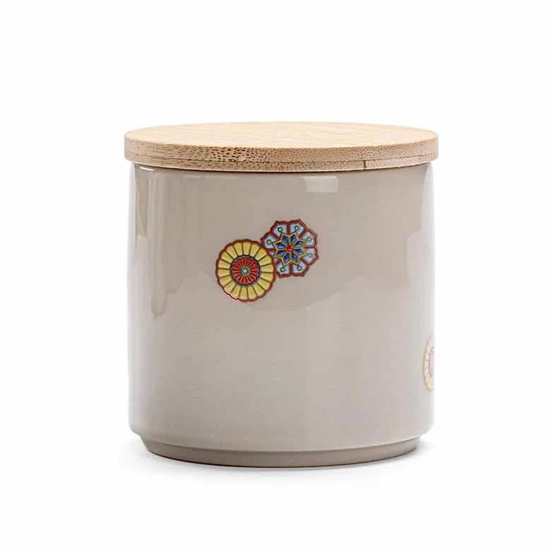HLTYGWX Zestaw do herbaty Ceramiczne puszki na herbatę Zielona herbata Czarna herbata Herbata Zamknięte puszki Puszki do przechowywania Puszki porcelanowe Małe puszki Pudełka na herbatę Słoik do