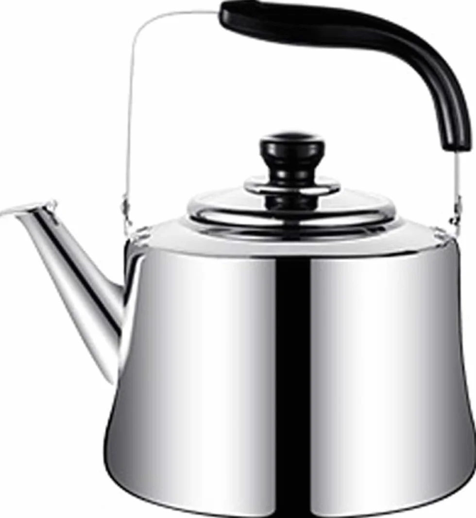 Czajnik z gwizdkiem ze stali nierdzewnej, 3 l, retro, do wszystkich rodzajów kuchenek, w tym indukcyjna duża pojemność, szybkie gotowanie i stylowy design