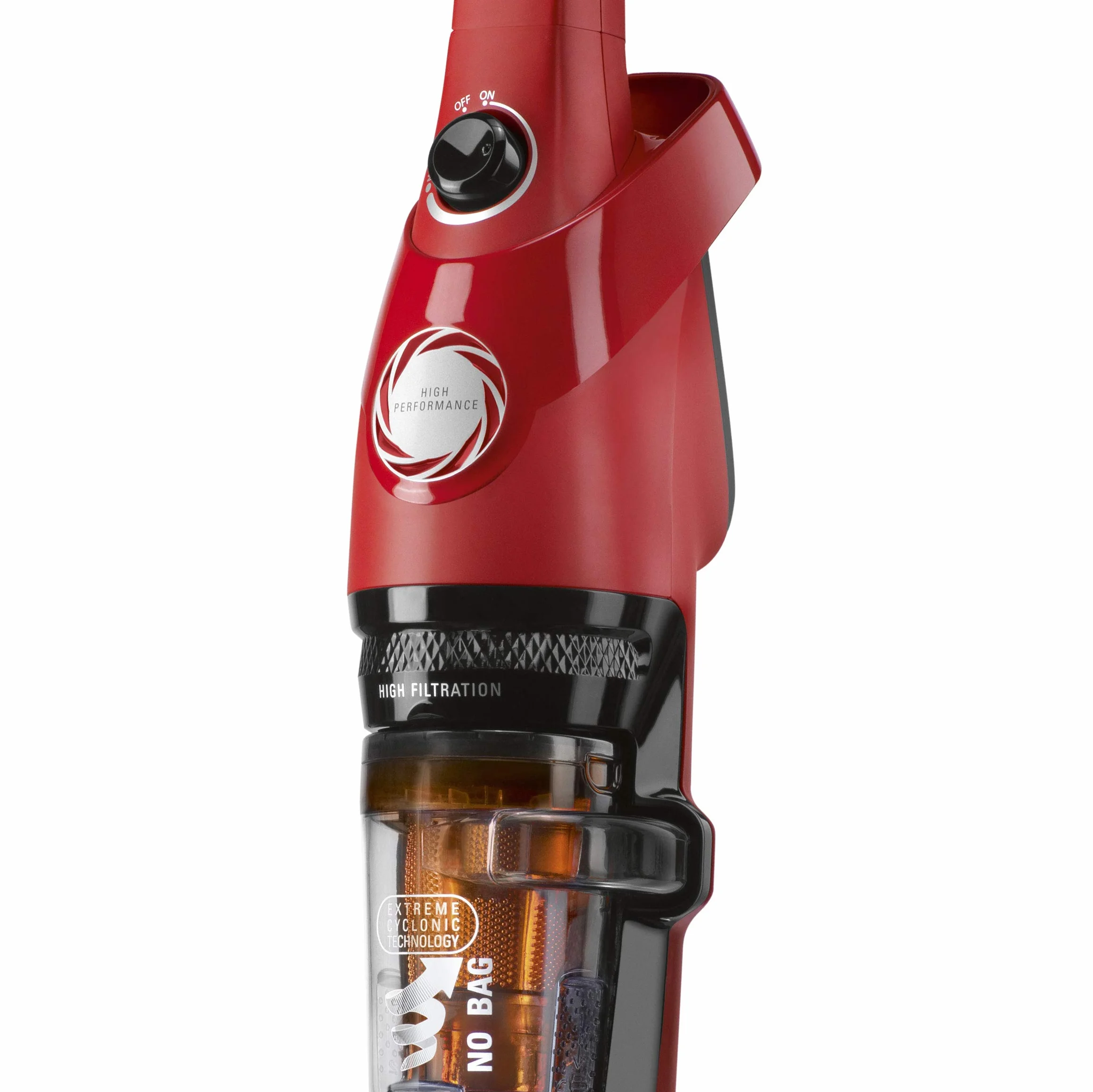 Rowenta Powerline Extreme RH8133WA odkurzacz elektryczny z przewodem i bez worka, technologia cyklonowa, moc 750 W, pojemność 0,9 l, czerwony