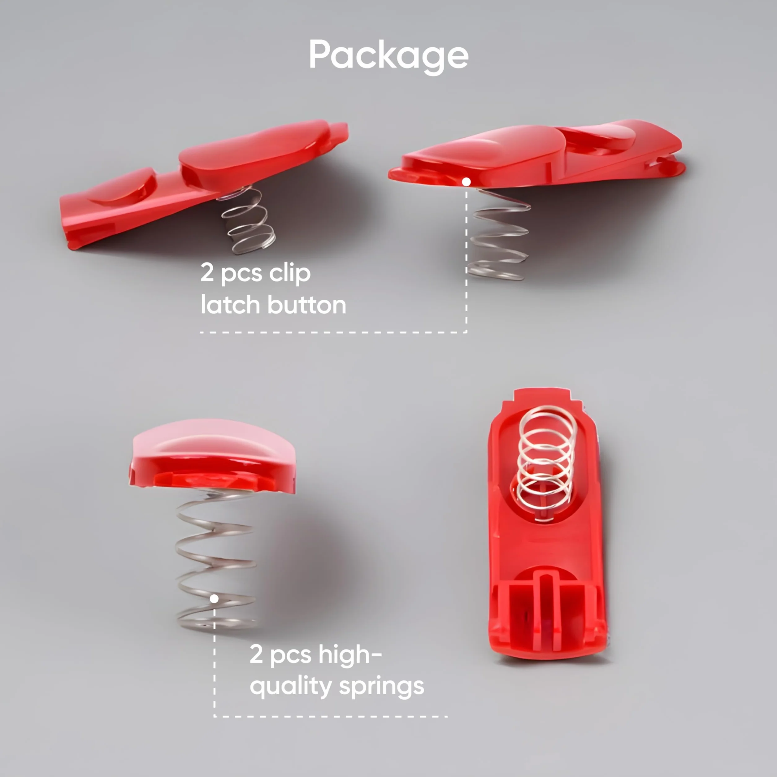 Zestaw 2 gałek blokujących, kompatybilne z odkurzaczem Dyson ze sprężyną do szczotki V10, V11, V8, V7 V15, części zamienne, rurki V10 i rurki Dyson V11, 2 szt