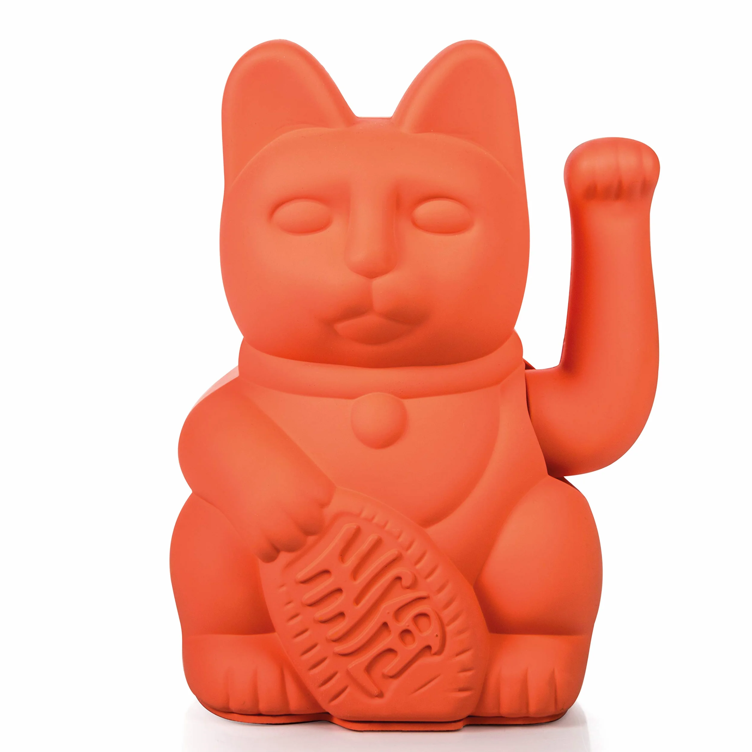 DONKEY Products - Lucky Cat Neon - różowy kot, japoński dekoracyjny kot w stylowym neonowym odcieniu, wysokość 15 cm