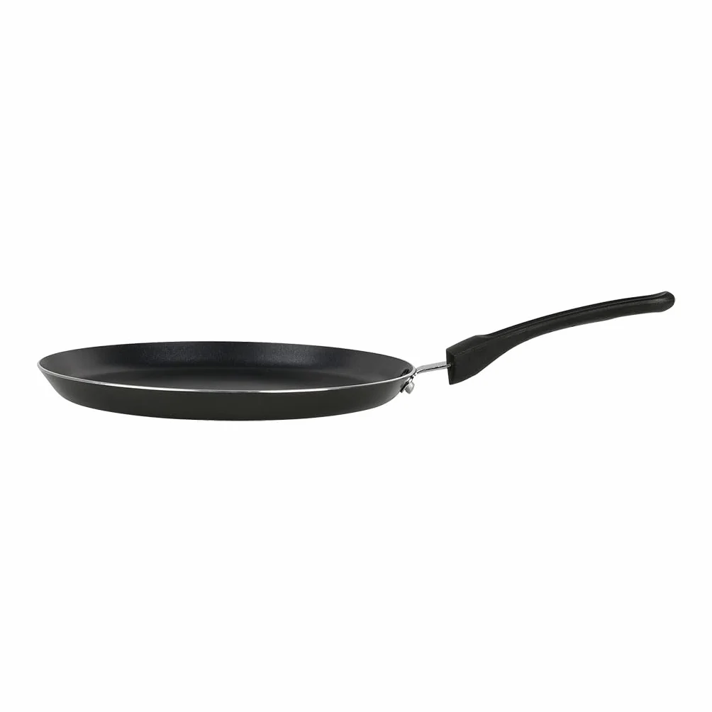 Crealys 506660 Brume aluminiowa patelnia do naleśników, czarna/szara, 24 cm