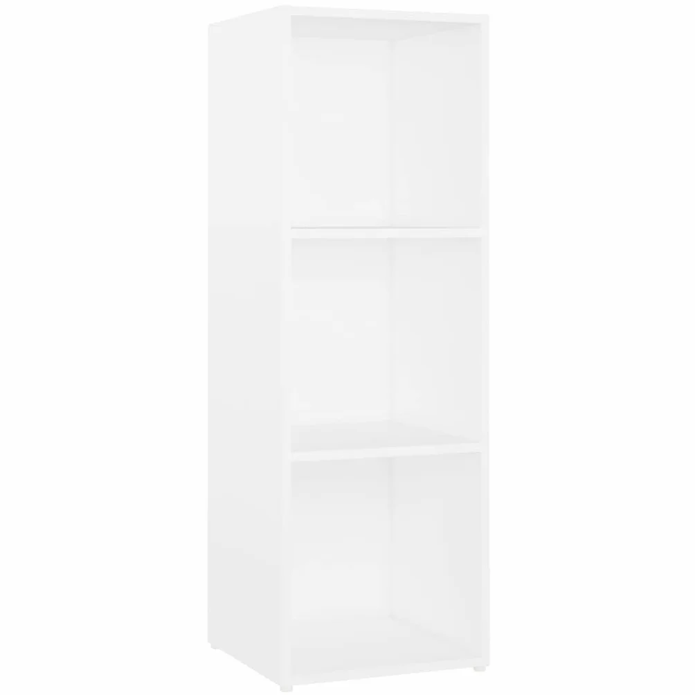 Szafka pod telewizor, zestaw 4 sztuk, biała, 107 x 35 x 37 cm, materiał drewnopochodny, centrum rozrywki do salonu, uniwersalna konsola TV, nowoczesne wzornictwo