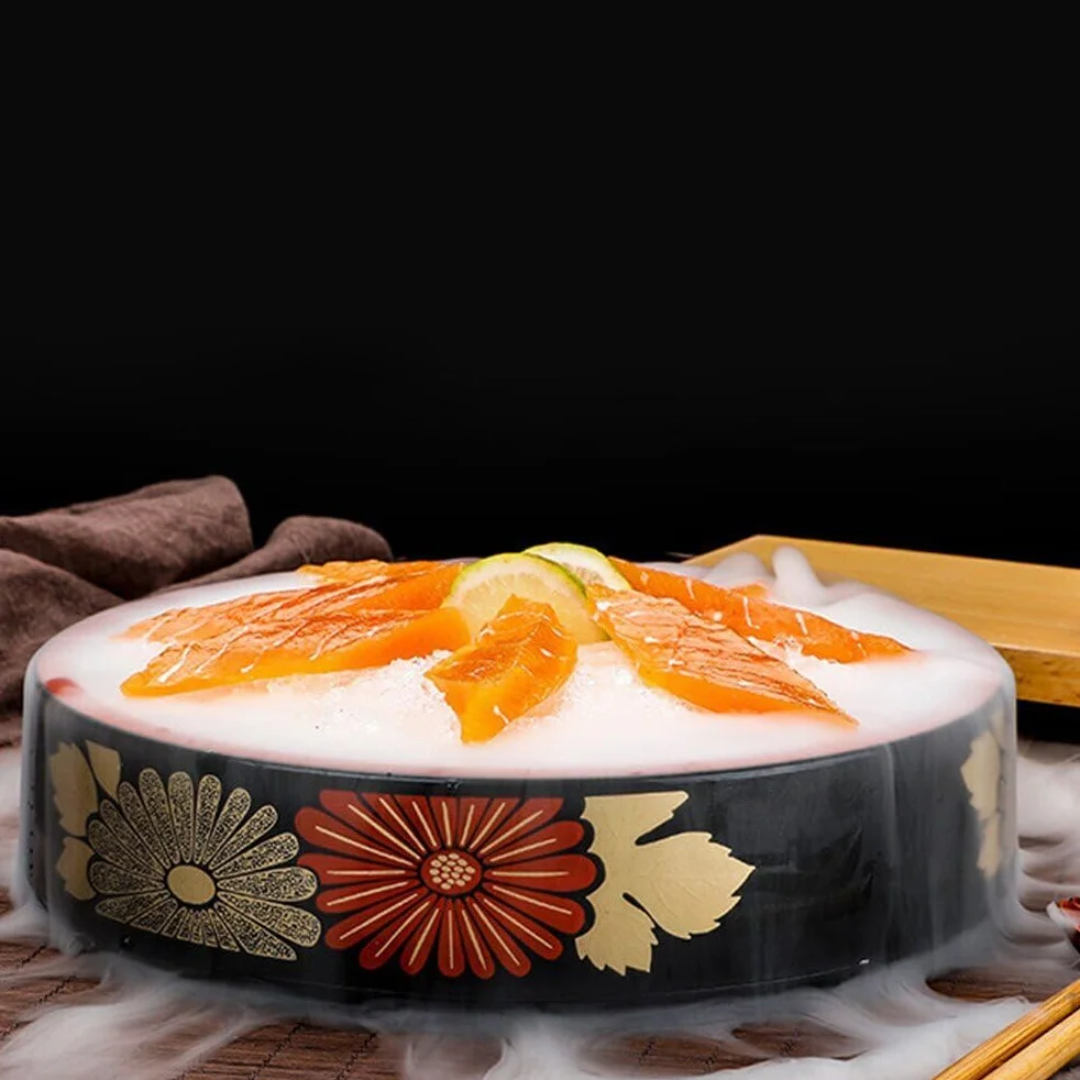 Okrągły talerz do sushi japońska taca do serwowania sushi talerz sashimi naczynia kuchenne talerze do serwowania do restauracji japoński wystrój