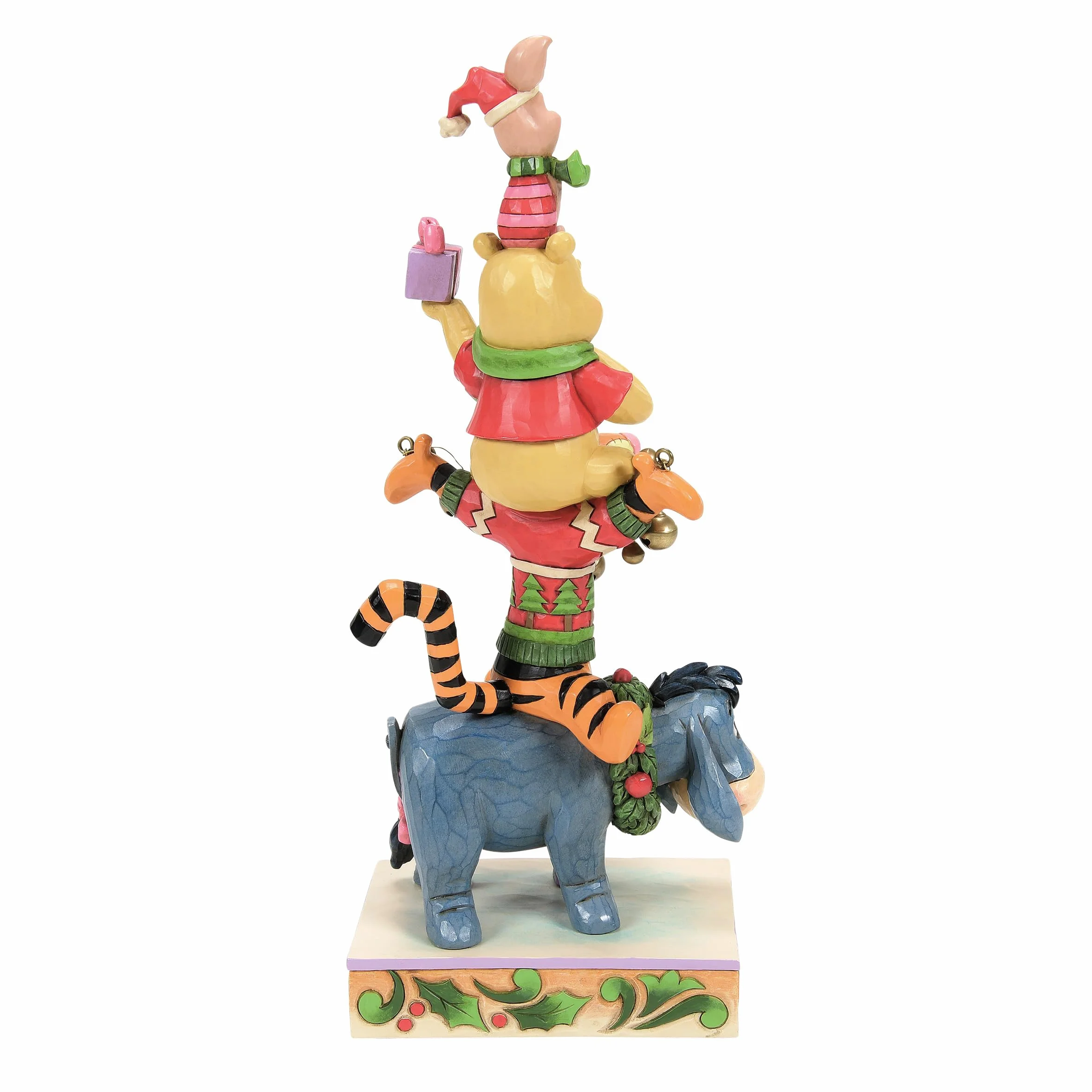 Disney Traditions Christmas Pooh Stacked figurka