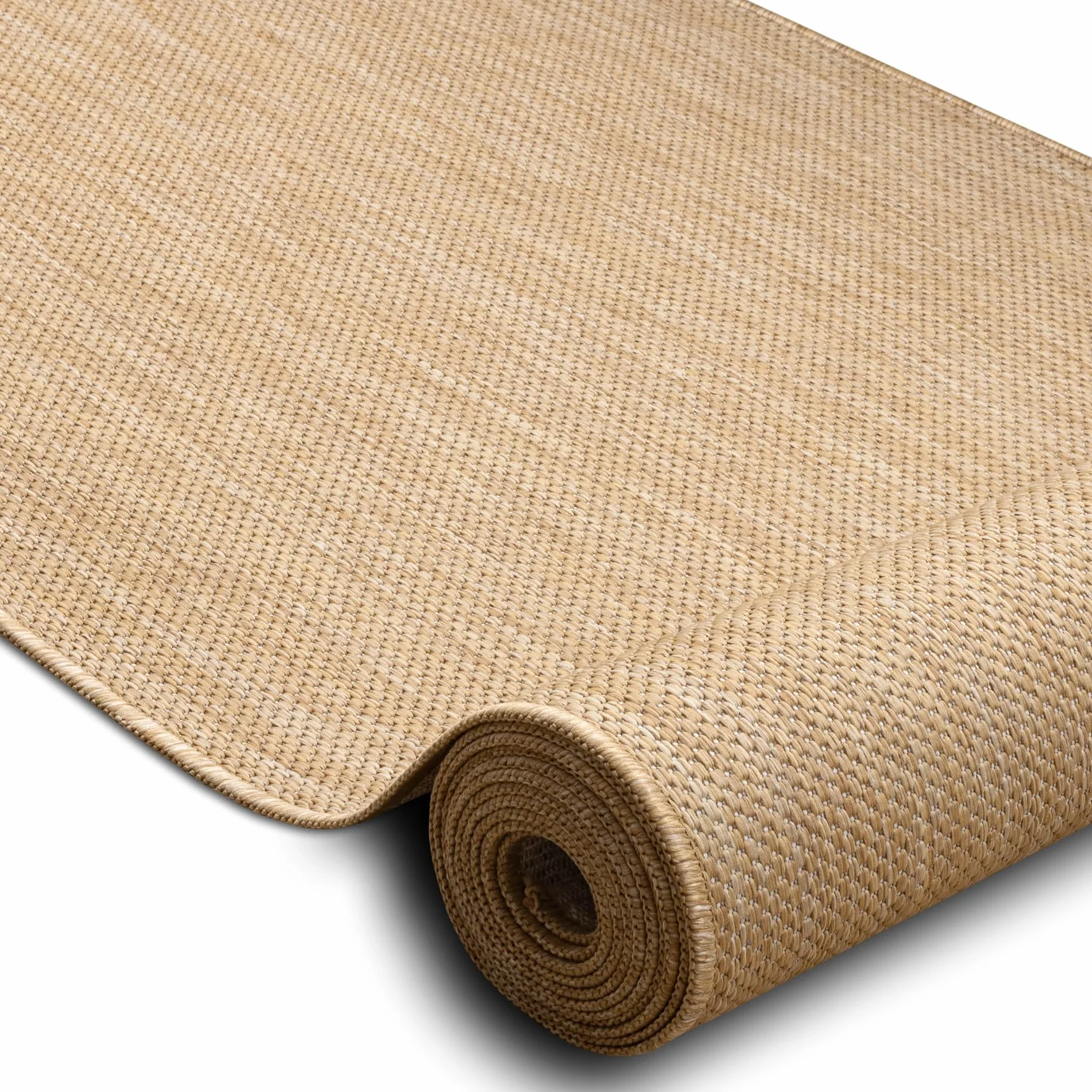 Bieżnik SISAL SION Melange płasko tkany Natural ekrü 80 cm 80 x 180 cm beżowy