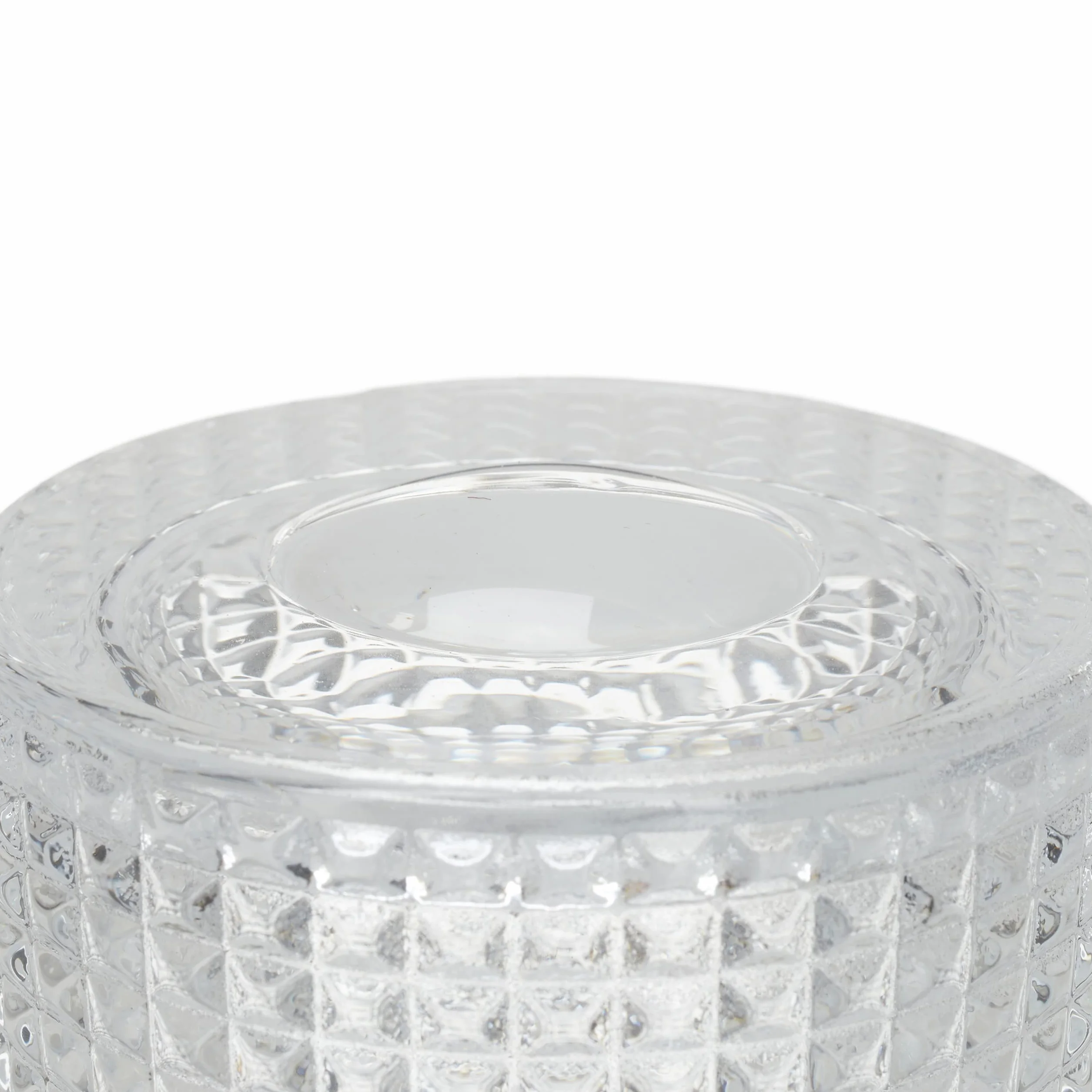 Relaxdays Szklanki do whisky, zestaw 12 sztuk, 3 różne szlify, 150 ml, szklanki do drgania się, wys. x śr.: 7,5 x 8 cm, przezroczyste, 12 sztuk (1 opakowanie)