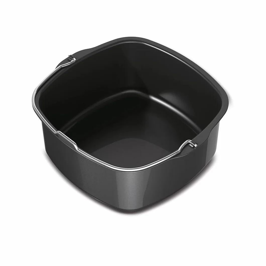 Philips Domestic Appliances - Formy do Pieczenia, Silikonowy, Airfryer XL, Czarny/Czerwony (HD9945/01)
