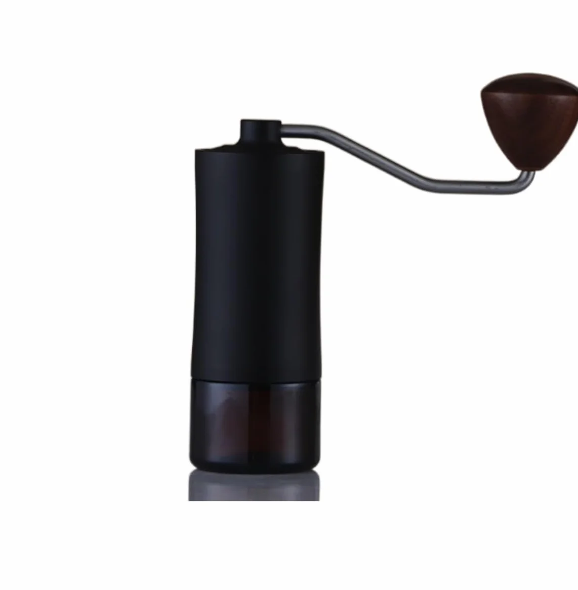 French Press Ręczny Młynek Do Kawy Ze Stożkowym Żarnem Stali Nierdzewnej O Regulowanym Mieleniu Ręcznie Mielony Ziaren Dzbanek Kawy(Black)