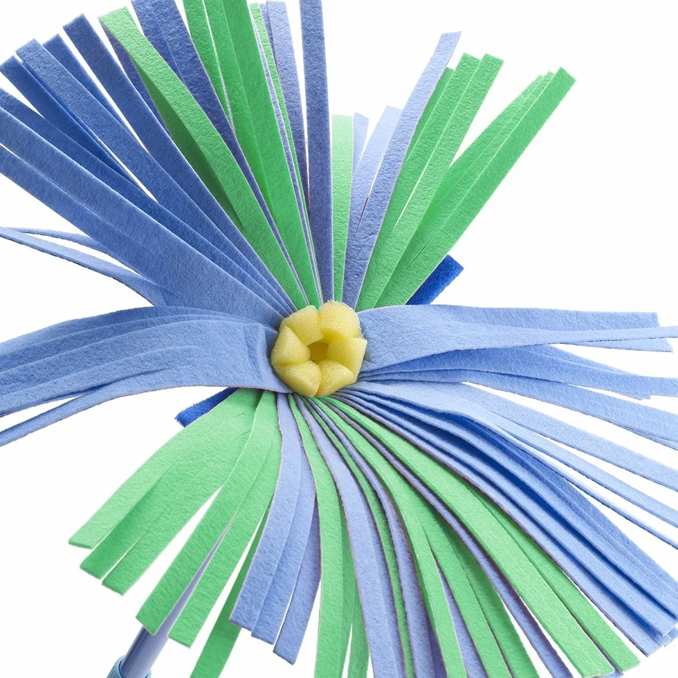 Spontex Multi+ mop z gąbką i paskami do szorowania do podłóg