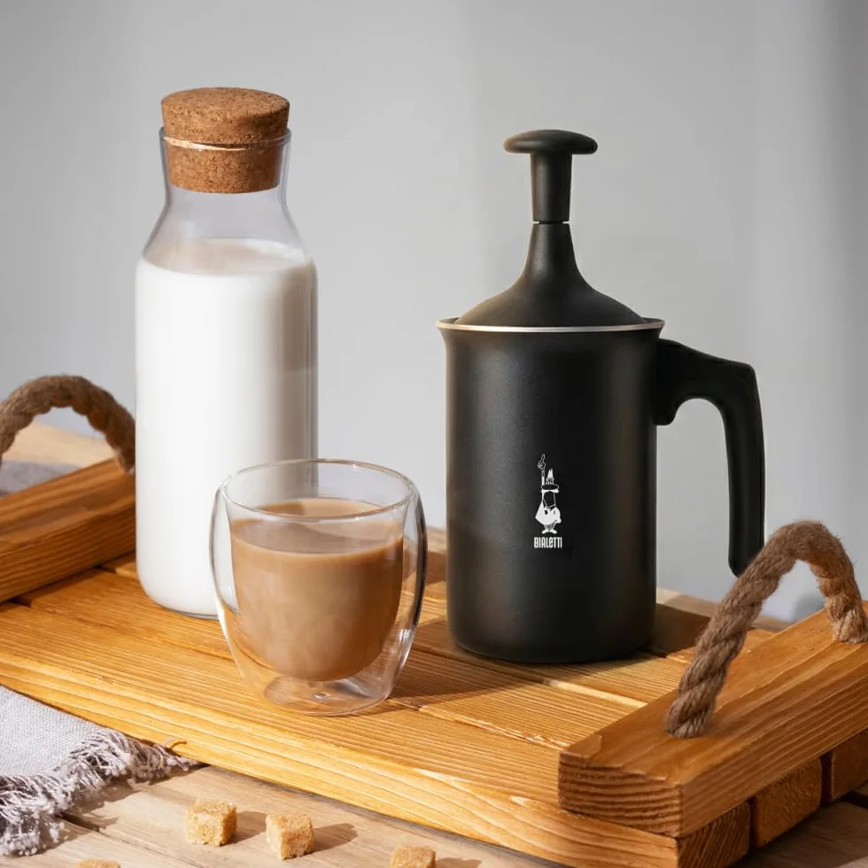 Bialetti Tutto Crema Spieniacz do Mleka Aluminiowy 230 W Czarny