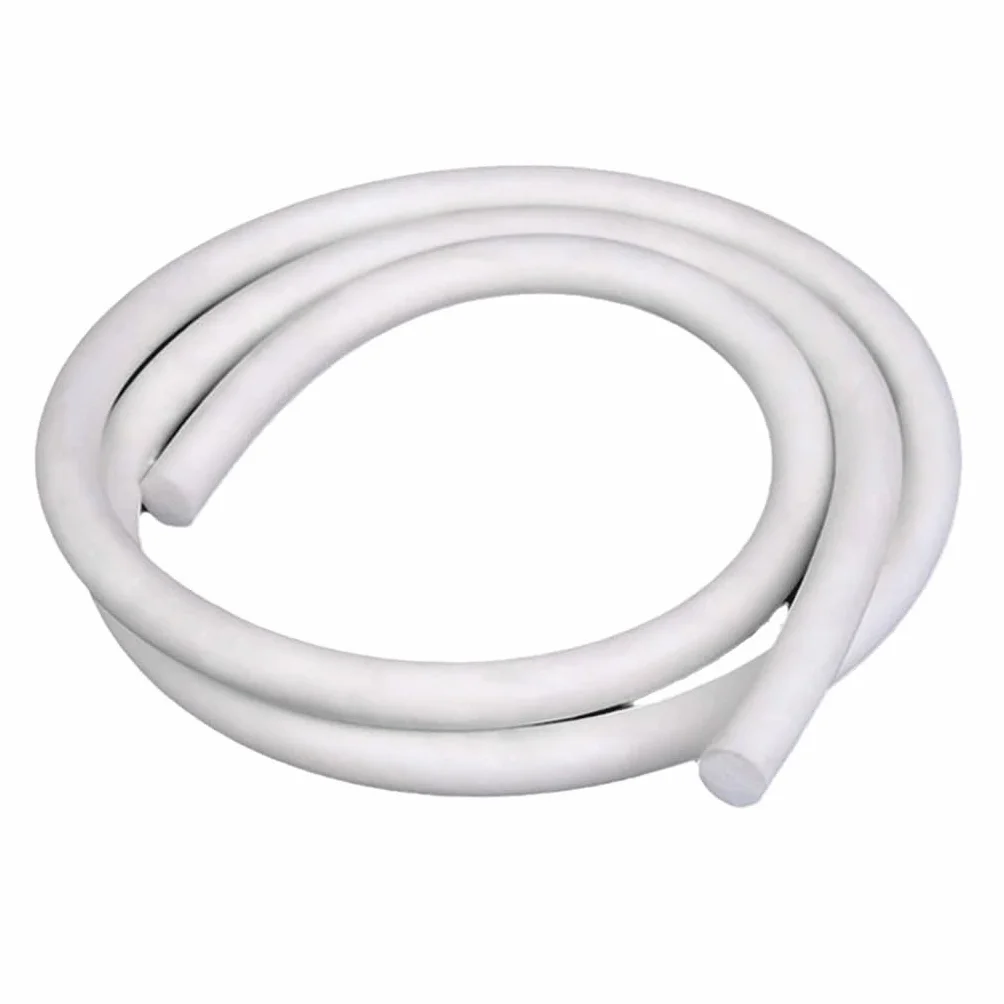 uszczelka z gumy gąbczastej, Taśma uszczelniająca ze spienionej silikonowej Przewód z gąbki Okrągły, solidny, do gąbkowych pasków uszczelniających sprzętu Windows(6mm)
