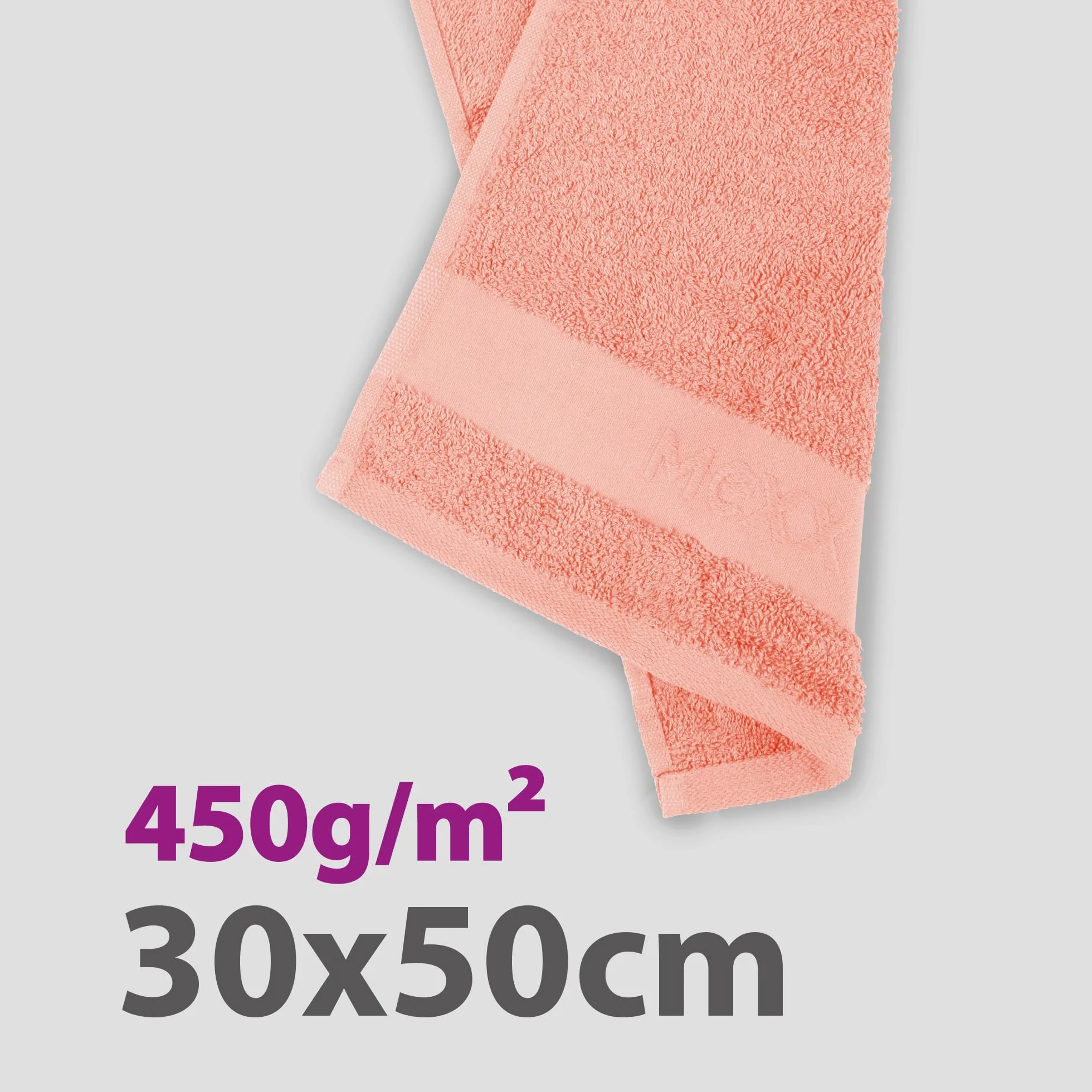 Mexx ręcznik dla gości 4-pak 50x30 cm 100% bawełna 450 g/m² Öko-Tex