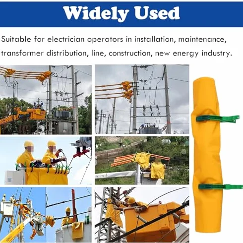 Koc izolacyjny wysokiego napięcia – antypoślizgowa mata dla elektryków do elektrowni, układania kabli i fabryk - zestaw sprzętu ochronnego (1 kV, 80 cm x 100 cm)