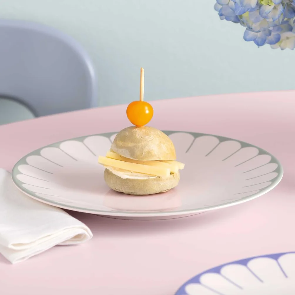 Villeroy & Boch - Fleur vert talerz płaski zielony, nadaje się do zmywarki i mikrofalówki, talerz do dań głównych, duży talerz, naczynie ceramiczne do sztaplowania, porcelana Premium