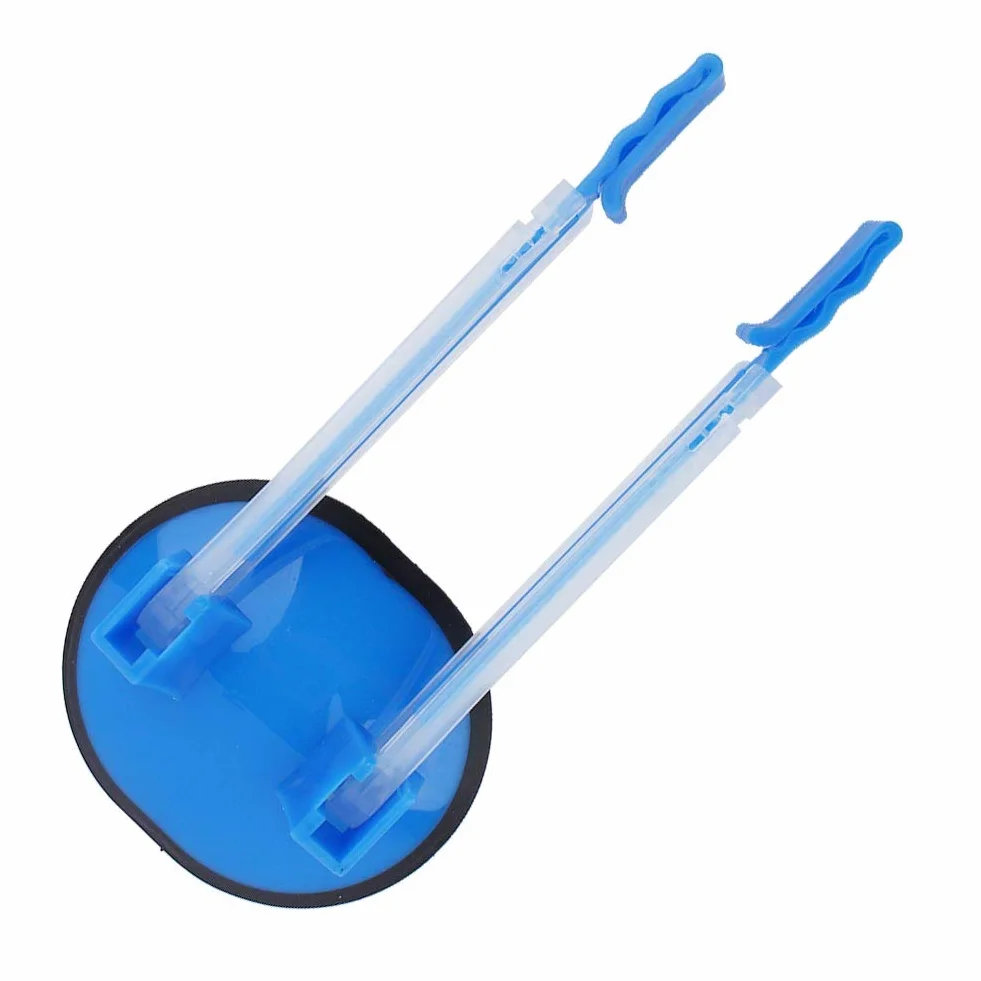 Baggy Rack, zestaw głośnomówiący, Baggy Rack Wielokrotnego użytku, regulowany stojak na stojak z tworzywa sztucznego, suszarka, stojak do zamrażarki, torba na stojak, do kuchni, planowania posiłków, plastikowa torba (niebieska)