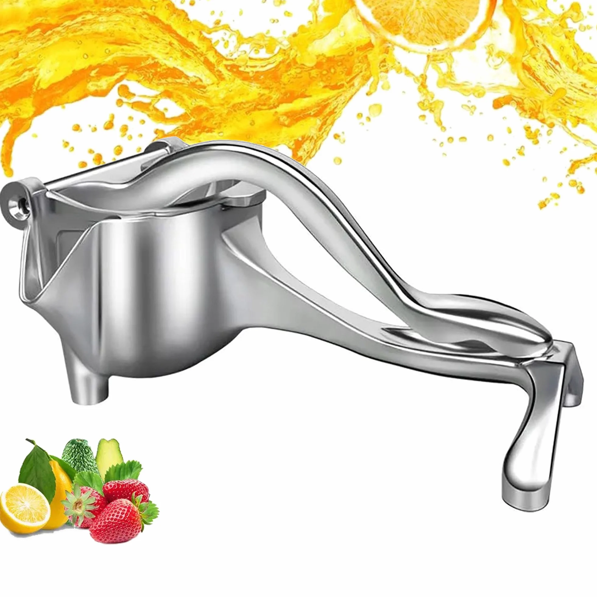 Ręczna Sokowirówka, Manual Citrus Juicer, Wyciskarka do Cytryn, Odłączana Prasa do Owoców i Sokowirówka Ręczna, Wyciskarka do Soków z Wyjmowanym Sitkiem