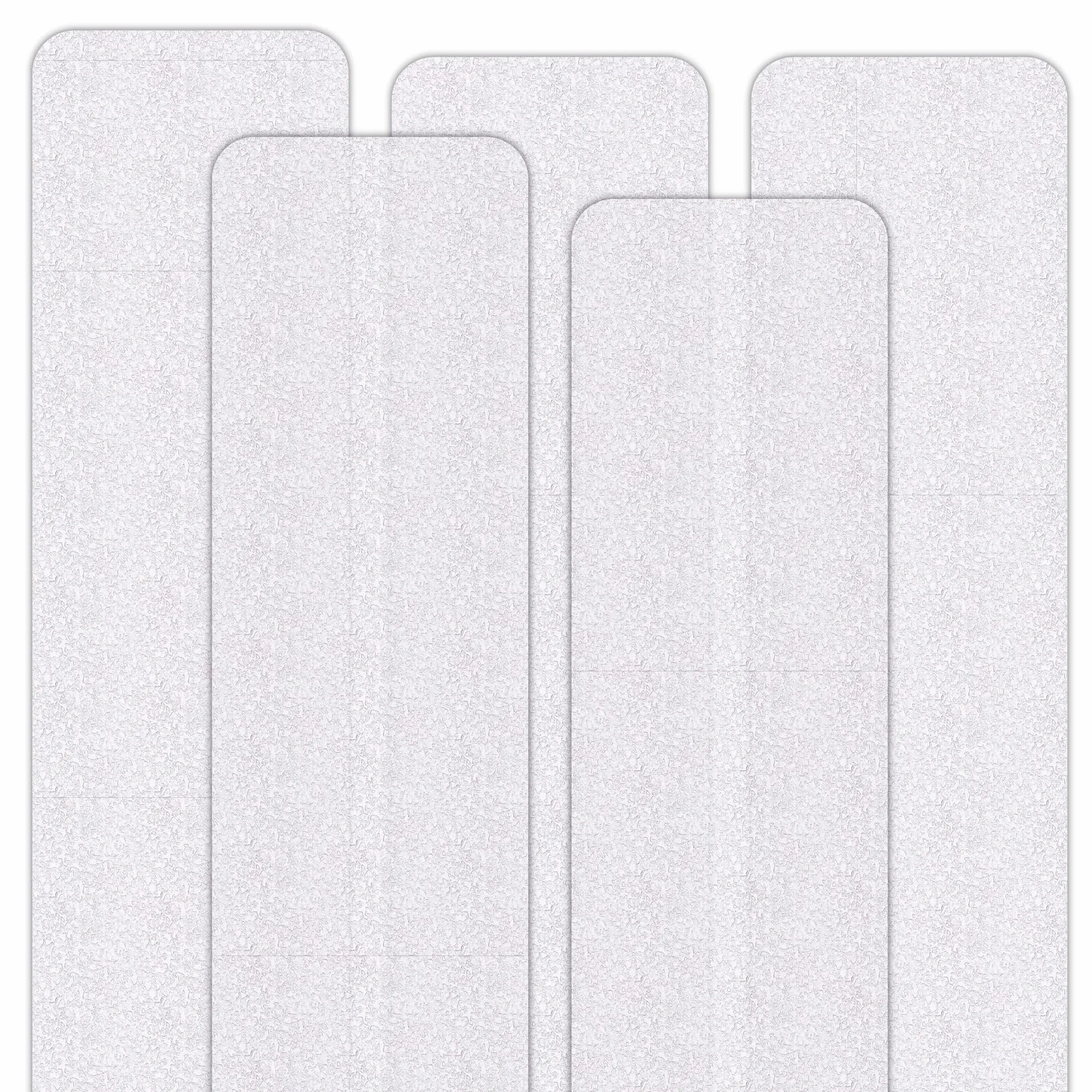 SeKi Antypoślizgowe paski 5 szt. 75 x 15 cm przezroczyste na schody, prysznic, wannę - samoprzylepne; przyjazne dla stóp klasa antypoślizgowa R9 zgodnie z DIN 51130; antypoślizgowa taśma klejąca