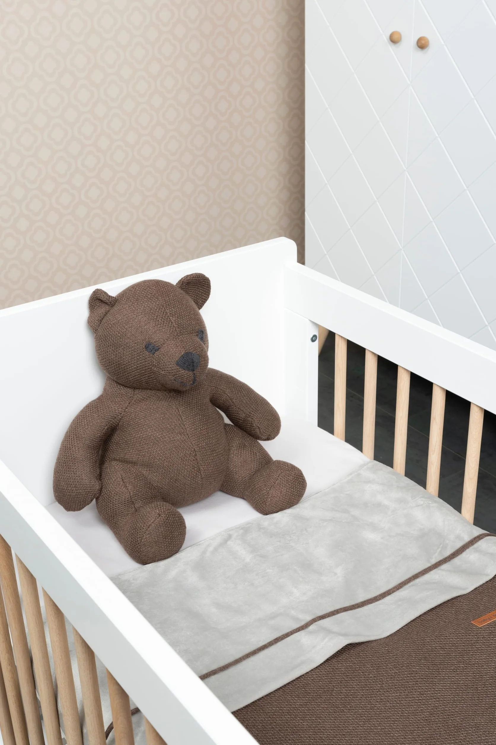 Baby's Only - poszwa na kołdrę dla niemowląt Classic - Woolwhite - 80x80 cm