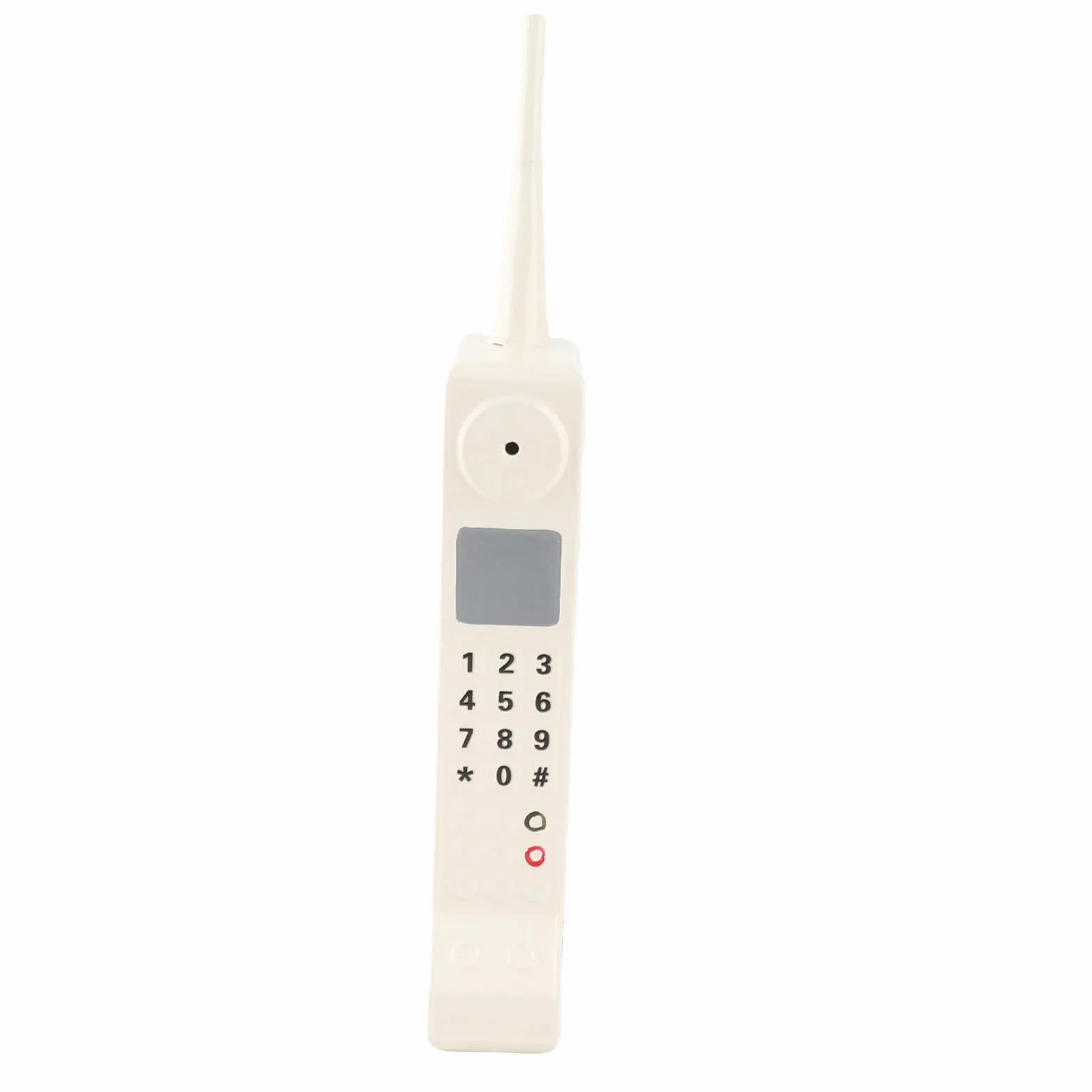 Retro Telefon komórkowy, Old Fashioned cegła symulacja telefon komórkowy Ornament, przenośny Vintage klasyczny model telefonu komórkowego dla domu, sceny, partii, dekoracji (Biały)