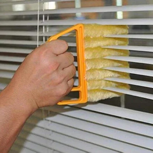 Estink Szczotka do Czyszczenia Żaluzji, Miniblind, Okien, Klimatyzacji i Prysznica, Nadająca się do Prania
