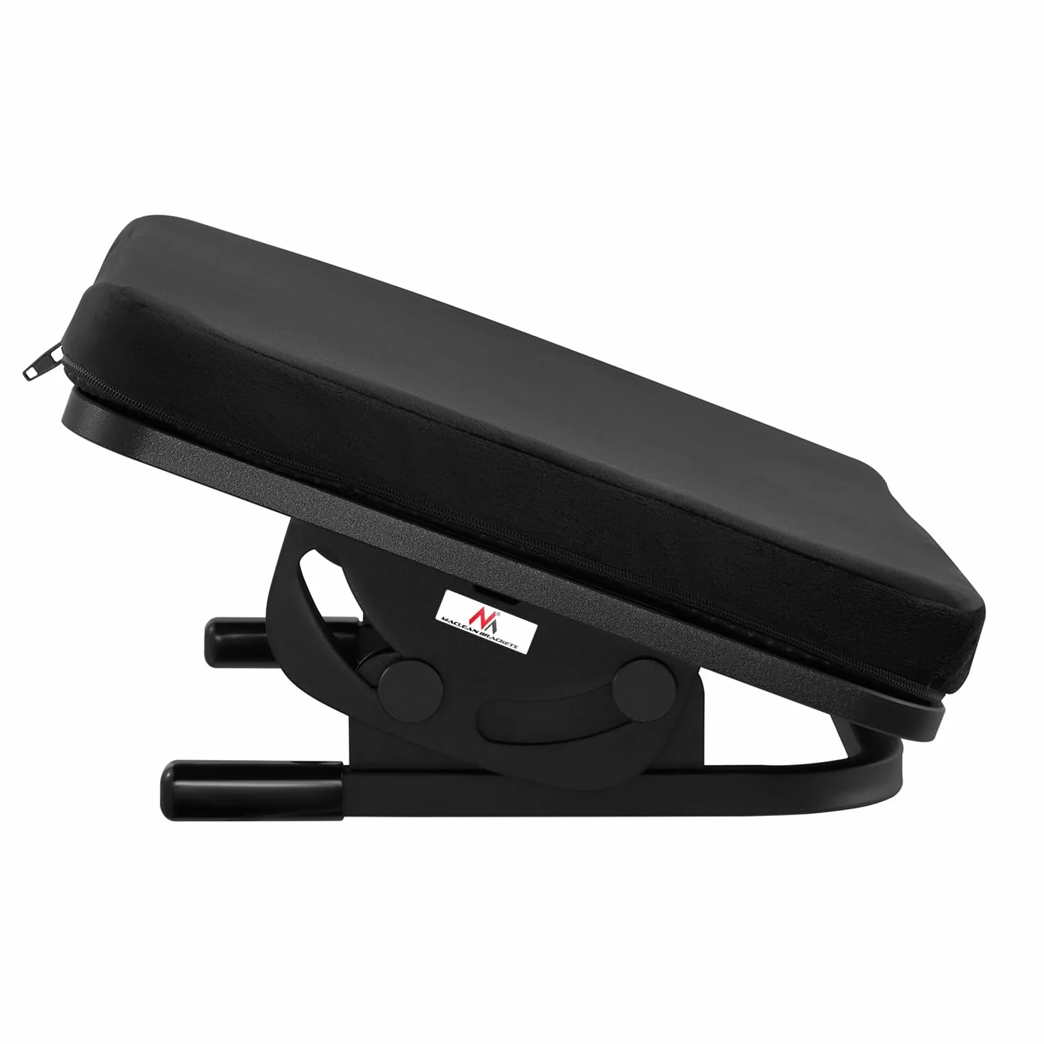 Maclean MC-460 Podnóżek Ergonomiczny, Podstawka pod Nogi, Płynnie Regulowany Kąt Nachylenia, Zdejmowalna Poduszka