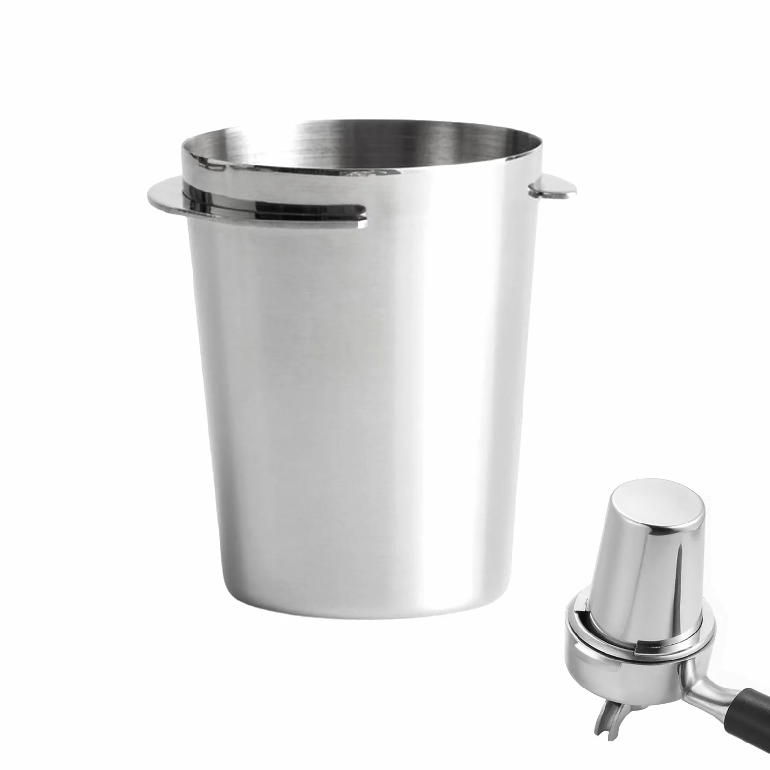 Kubek do dozowania 54 mm, lejek do kawy espresso pasuje do uchwytu filtra barista 54 mm, kubek do kawy, akcesoria do kawy espresso, do baristy, domu, kawiarni
