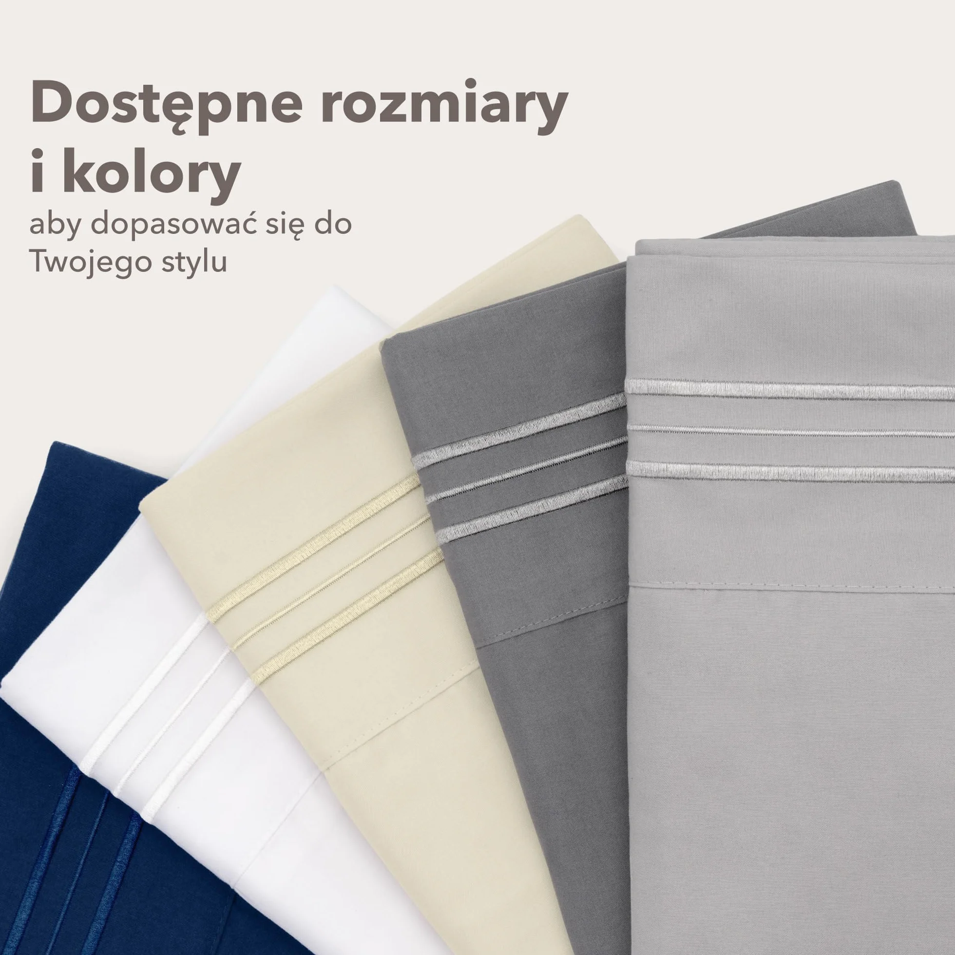 Dreamzie Poszewki na poduszki 60x60 Zestaw 2 sztuk ze szczotkowanej mikrofibry Oeko-Tex Szara