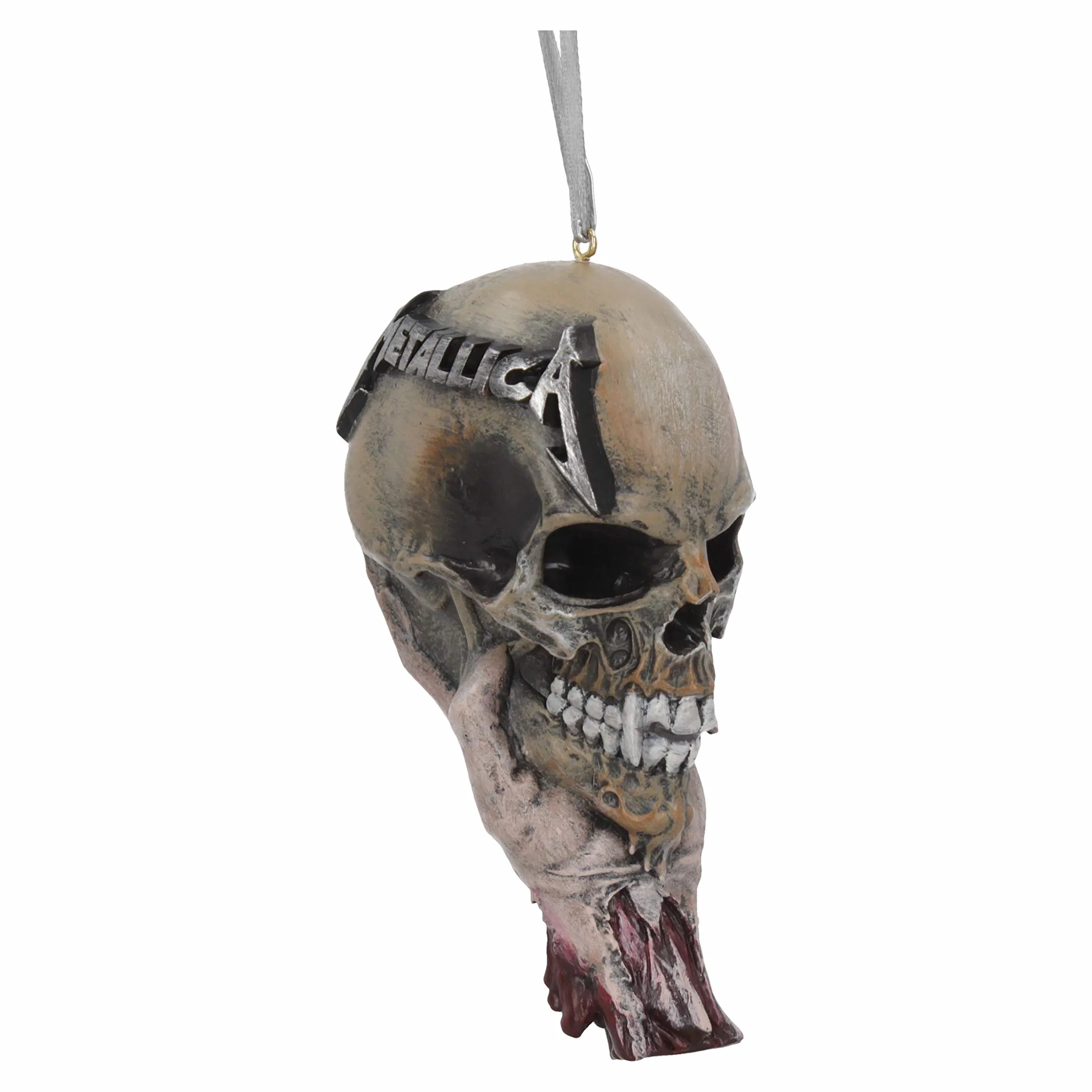 Nemesis Now Metallica 'Sad But True' wisząca ozdoba 10,8 cm, oficjalnie licencjonowany towar Metallica, opaska rockowa, dekoracja bożonarodzeniowa, odlewana z najlepszej żywicy, fachowo ręcznie
