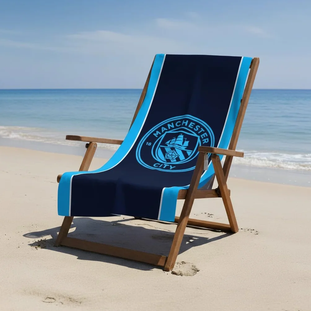 Ręcznik FC Manchester City 75x150 cm 100% bawełna