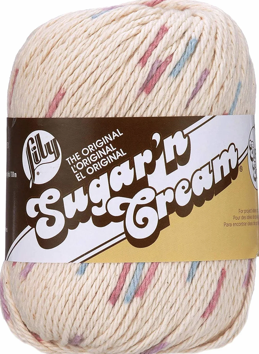 Lily Sugar'N Cream Super Size Potpourri przędza - 6 opakowań 85 g - bawełna - 4 średnie (czesanka) - 150 jardów - dziewiarstwo/szydełkowanie