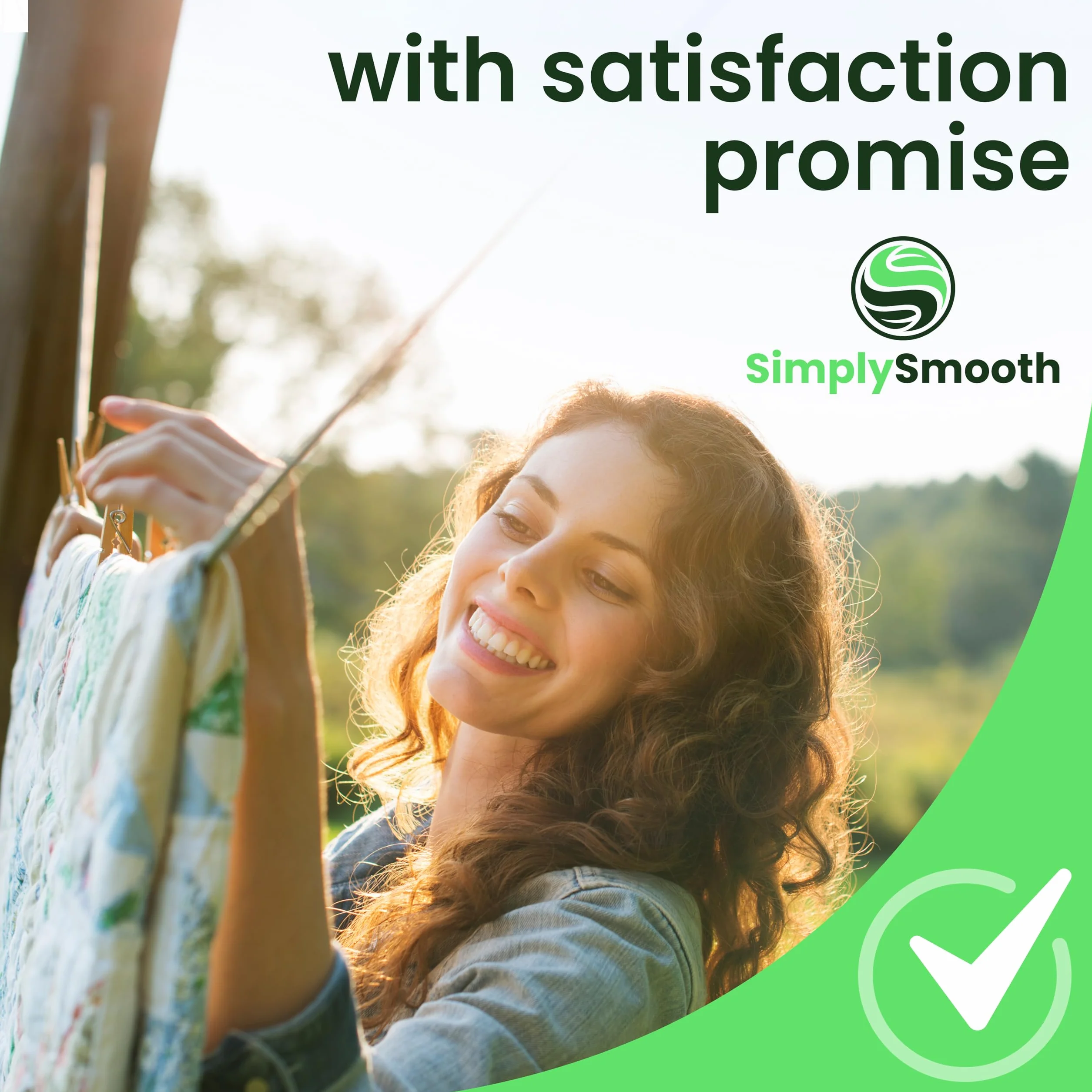 SimplySmooth Worek na spinacze XL na 200 spinaczy do bielizny – worek na klamerki ze 100% bawełny z bardzo dużymi karabińczykami do zawieszenia – kosz na spinacze do prania z zamknięciem