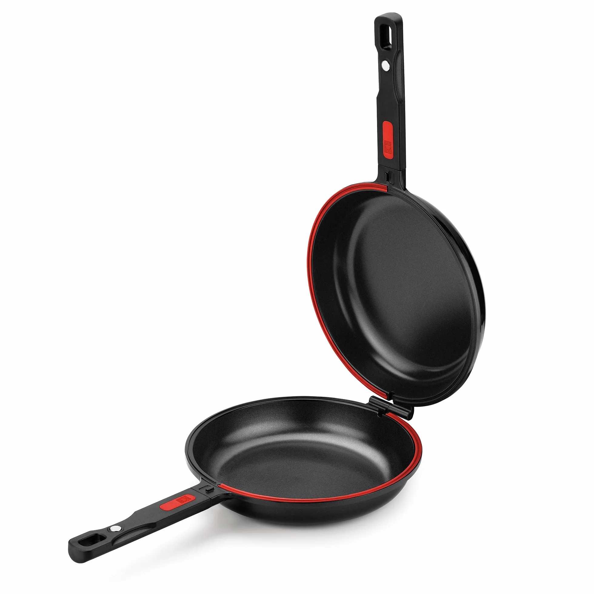 Bra Dupla Premiere podwójna patelnia z odlewu aluminiowego z powłoką zapobiegającą przywieraniu, nadaje się do wszystkich rodzajów kuchenek, w tym indukcyjnych 26 cm [Ekskluzywnie w Amazon]