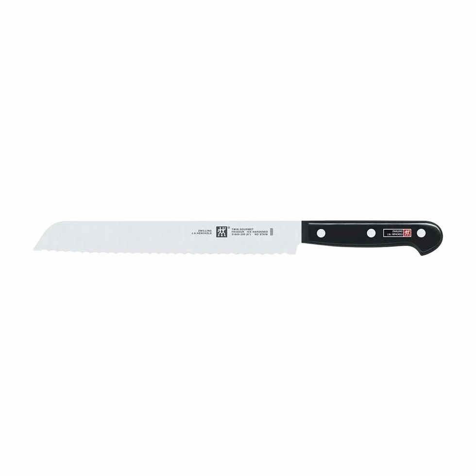 ZWILLING Messerblock, 9-tlg., Holzblock, Messer und Schere aus rostfreiem Spezialstahl/Kunststoff-Griff, Twin Gourmet