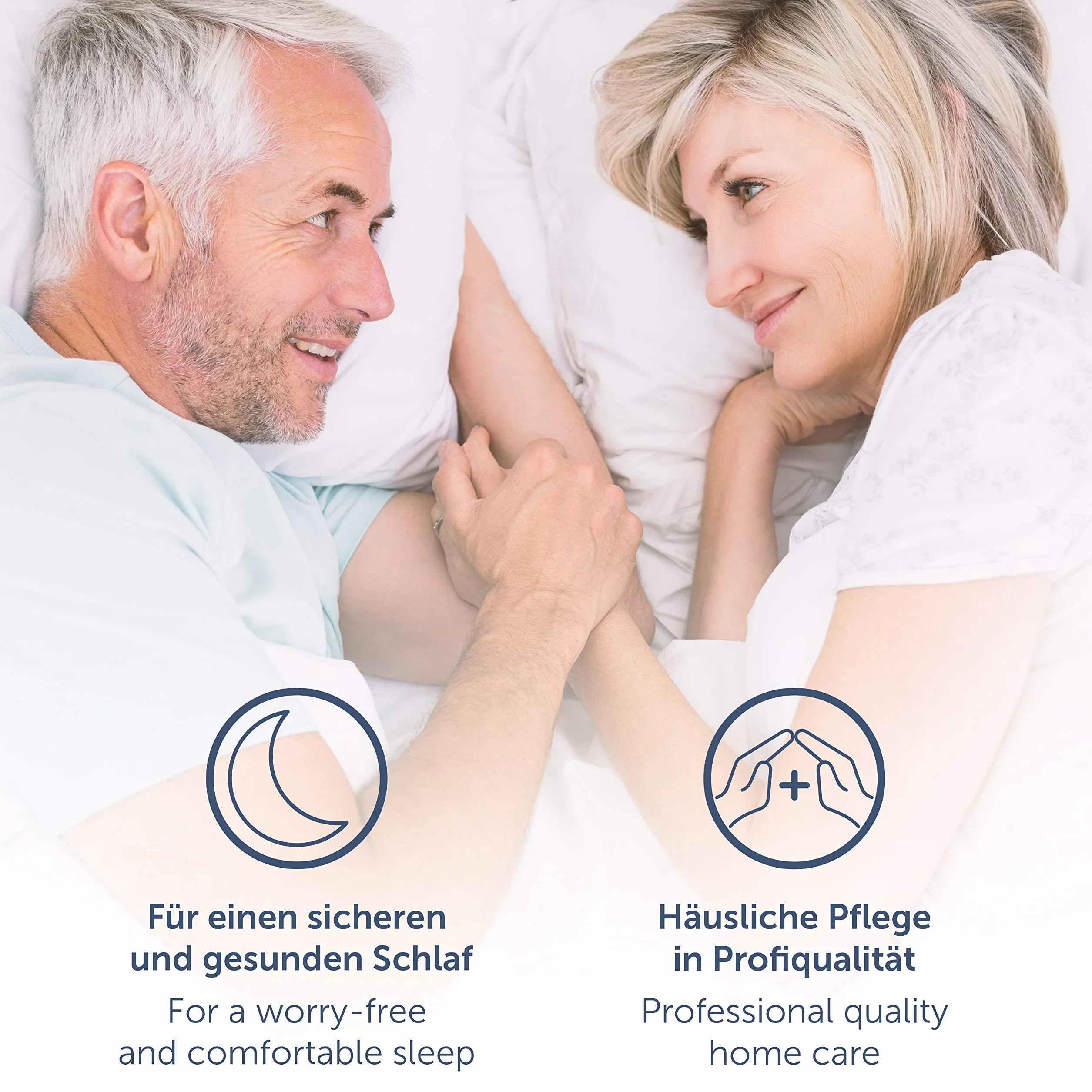 Blumtal® Podkład na nietrzymanie moczu 75x90 cm pranie w pralce - Wkładka do łóżeczka dla niemowląt - Certyfikat OEKO-TEX - Wodoodporny podkład na nietrzymanie moczu 75x90 cm - Zestaw 2 szt