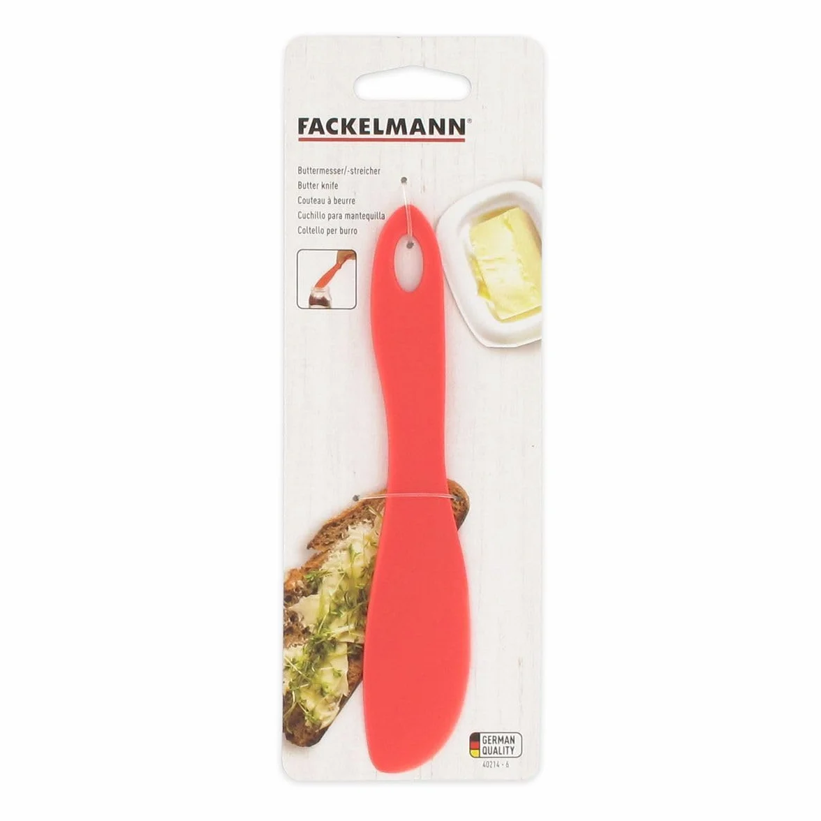 Fackelmann, nylon, czerwony, 22,6 x 8 x 5 cm