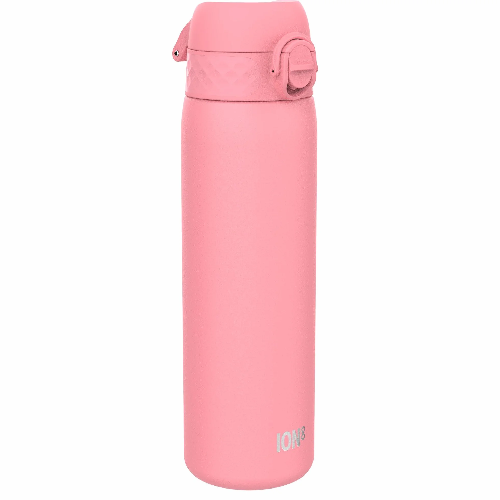 ION8 Termoizolowana Butelka na Wodę, Stali Nierdzewnej, 500 ml/18 oz, Szczelna, Łatwa w Otwieraniu, Bezpieczny Zamek, Można Myć w Zmywarce, Uchwyt do Przenoszenia, Metalowa Butelka, Kwiat Róży
