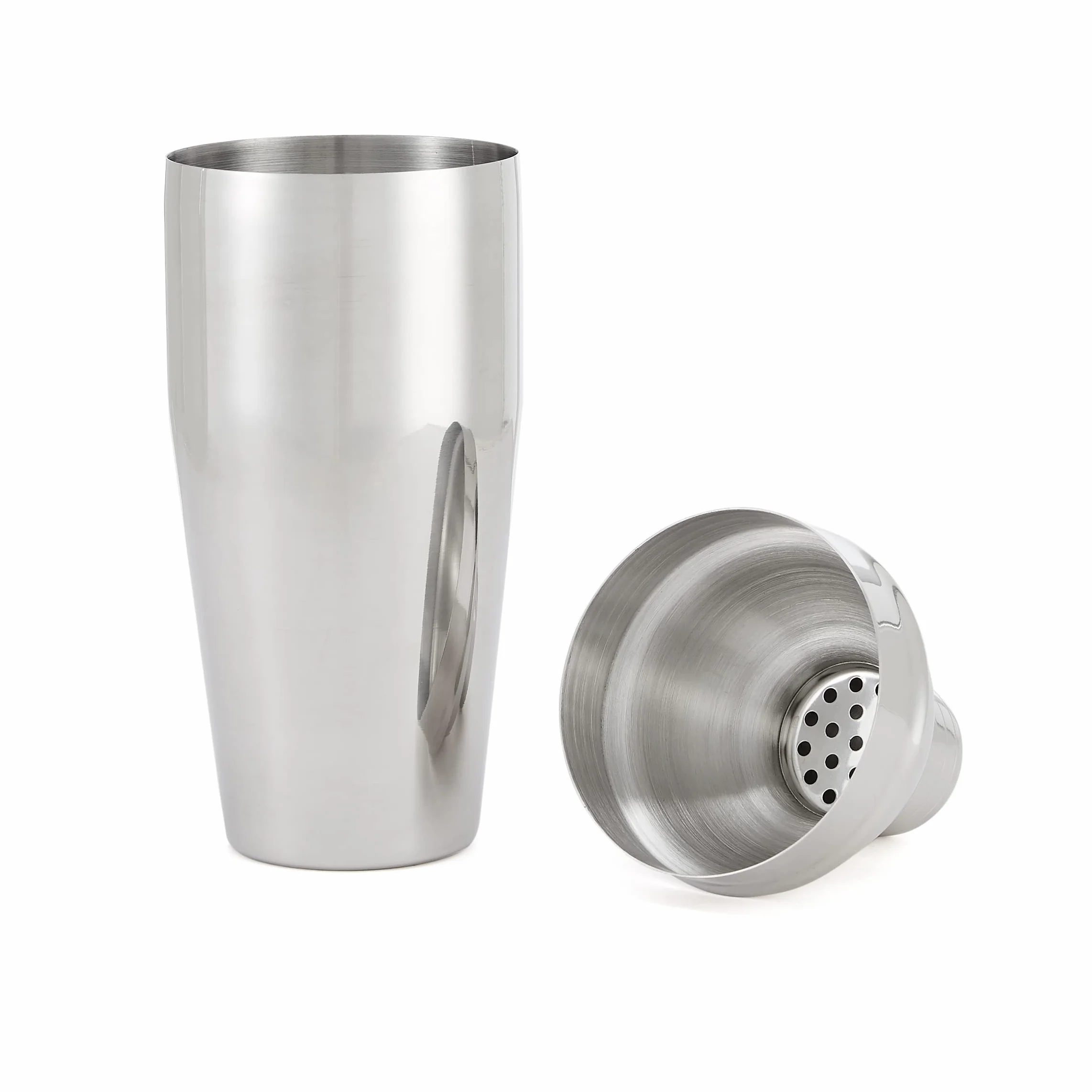 Amazon Basics zestaw sztućców barowych, shaker 710 ml, sitko, jigger i ubijak, 5 szt., stal nierdzewna