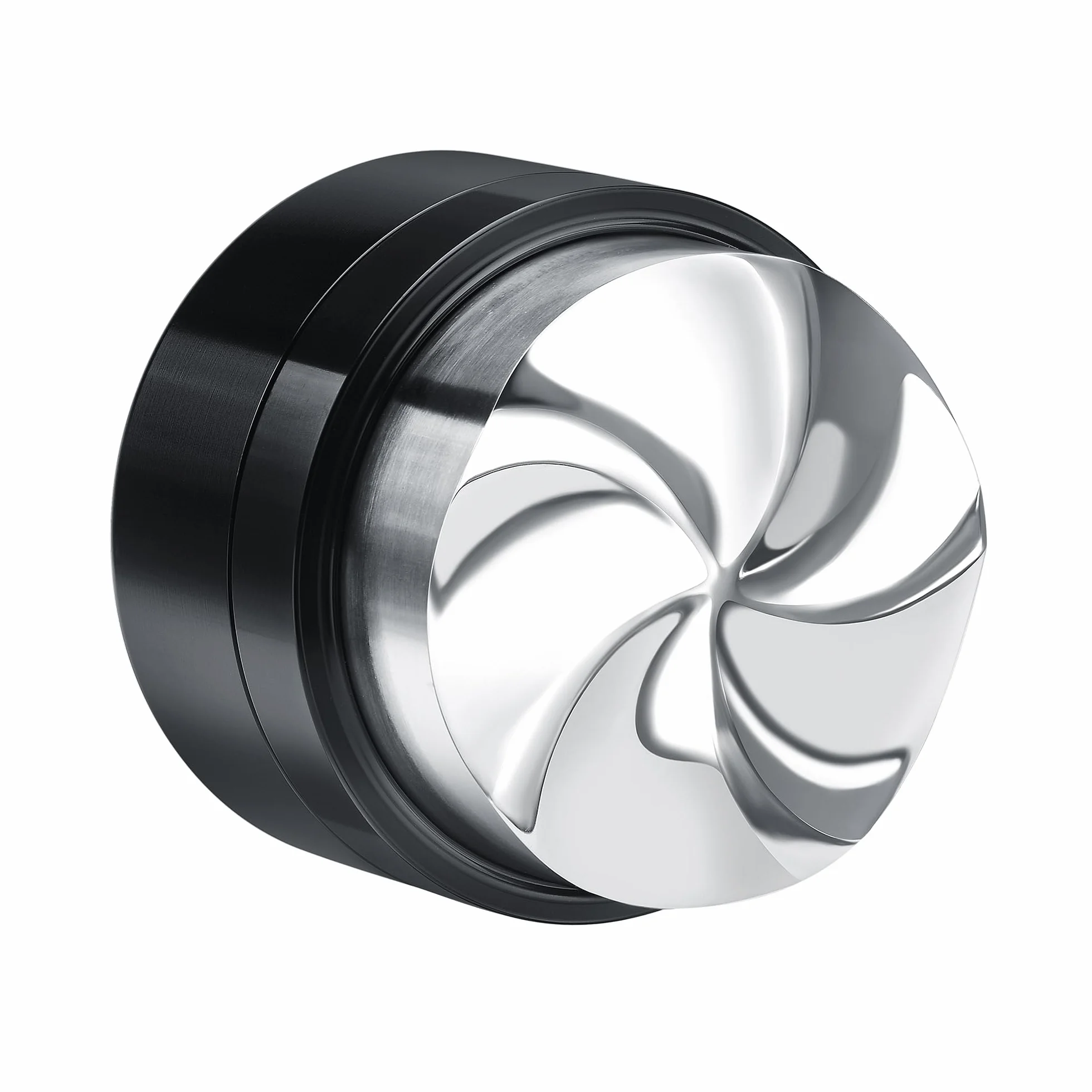 Normcore Grawitacyjny dystrybutor kawy 53,3 mm, kryształowo cięta górna poziomówka do espresso z samopoziomującą podstawą, pasuje do portafiltrów Breville 54 mm, grawitacyjny adaptacyjny dystrybutor