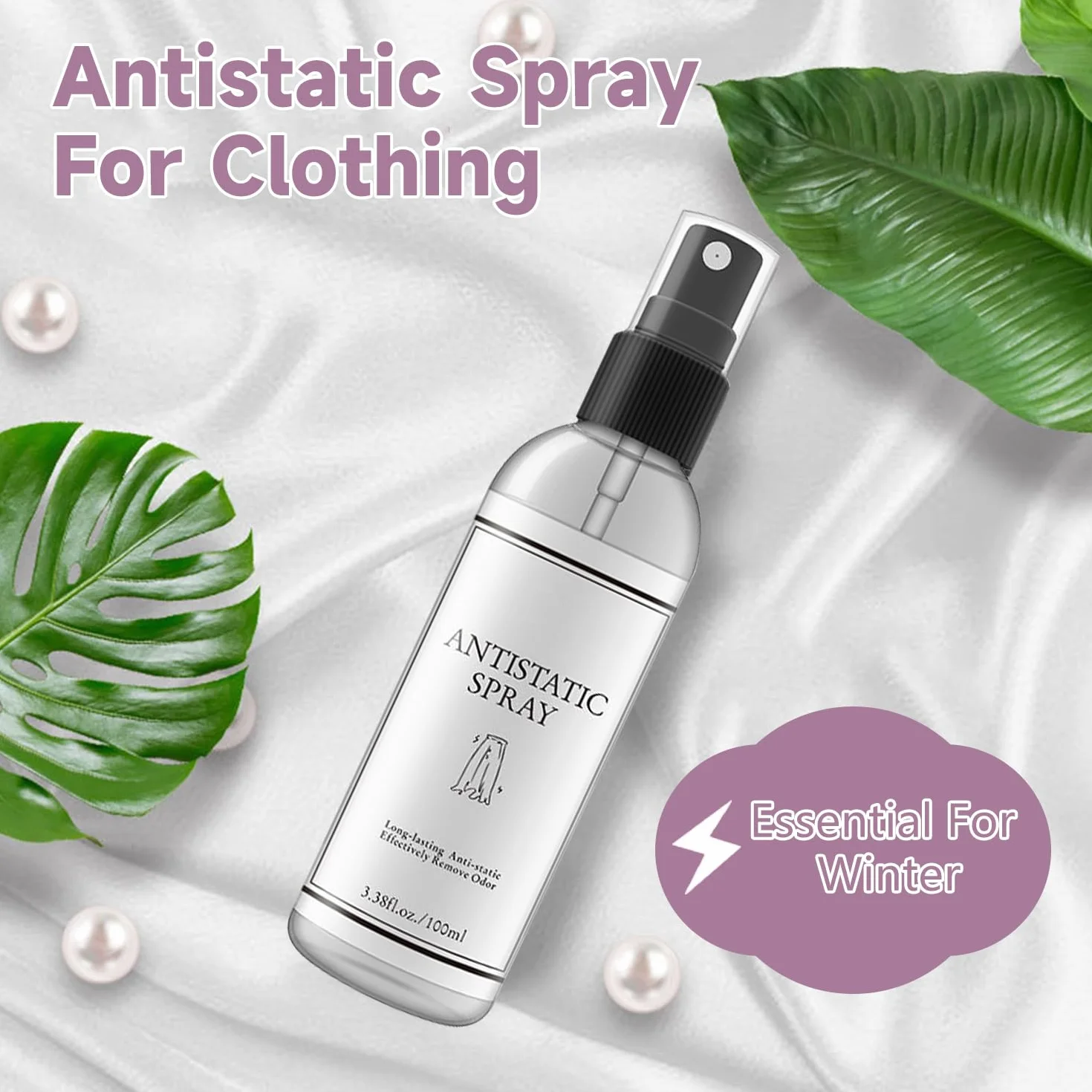 Antystatyczny Spray do Ubrań i Tkanin - Szybki Spray Samochodowy