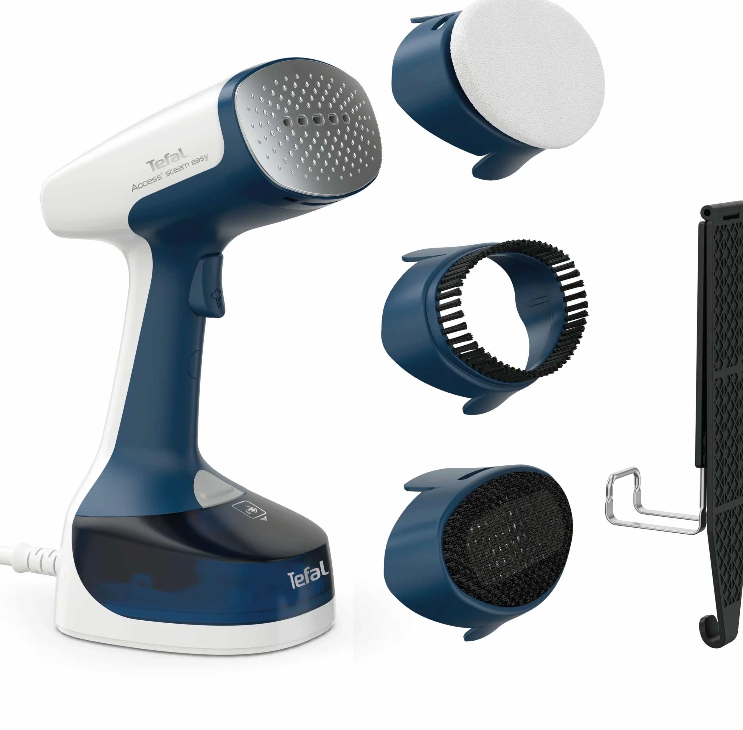 Tefal DT7170 Access Steam Easy szczotka parowa, czas nagrzewania 15 sekund, 1400 W, do 25 g/min, zbiornik na wodę 150 ml, 8 minut, przewód zasilający 2,6 m,