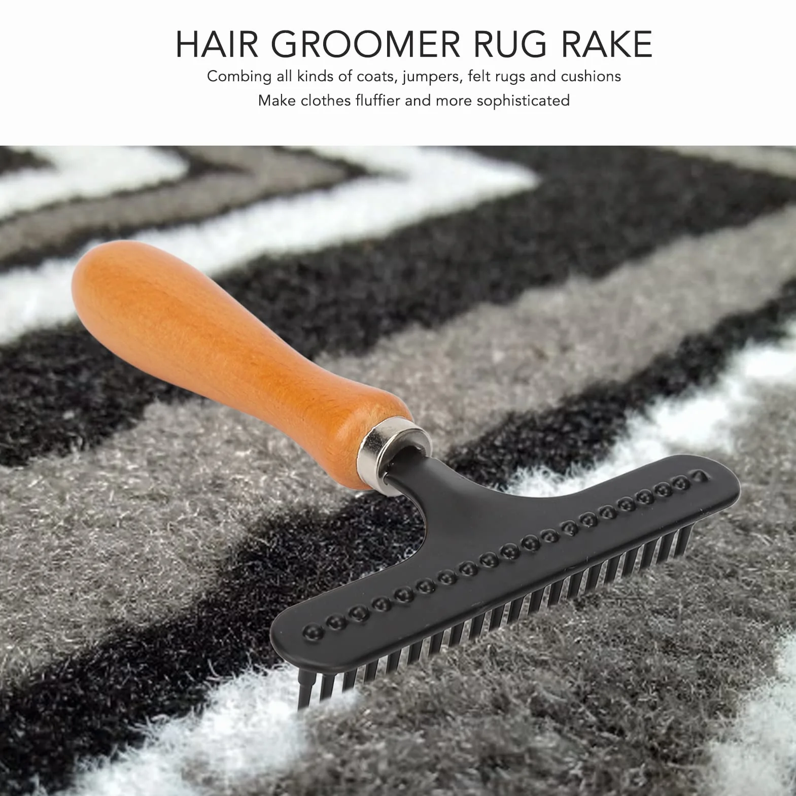 Grabie do Dywanów ze Stali Nierdzewnej Ręczne Czyszczenie Groomer